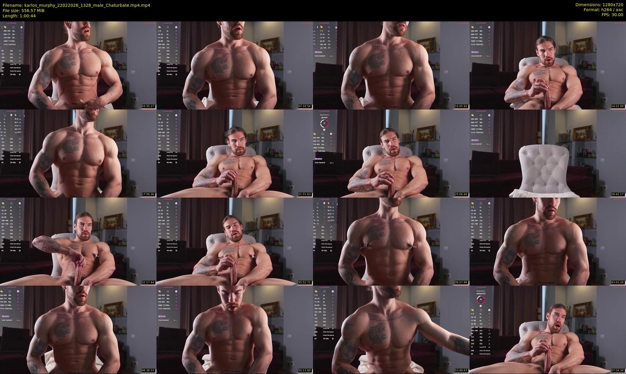 karlos_murphy — 61 minute Chaturbate male cam show recording, 720p, Feb 22, 2026