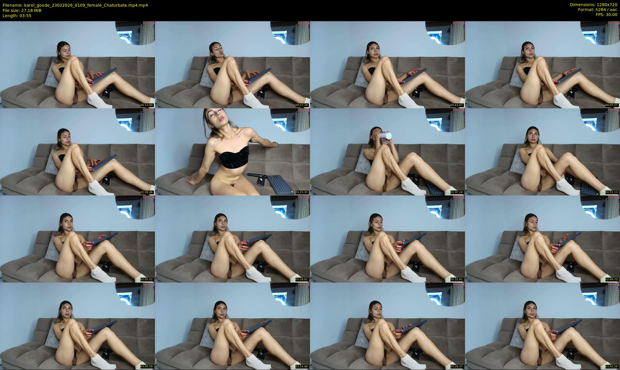 karol_goode — 4 minute Chaturbate female cam show recording, 720p, Feb 23, 2026