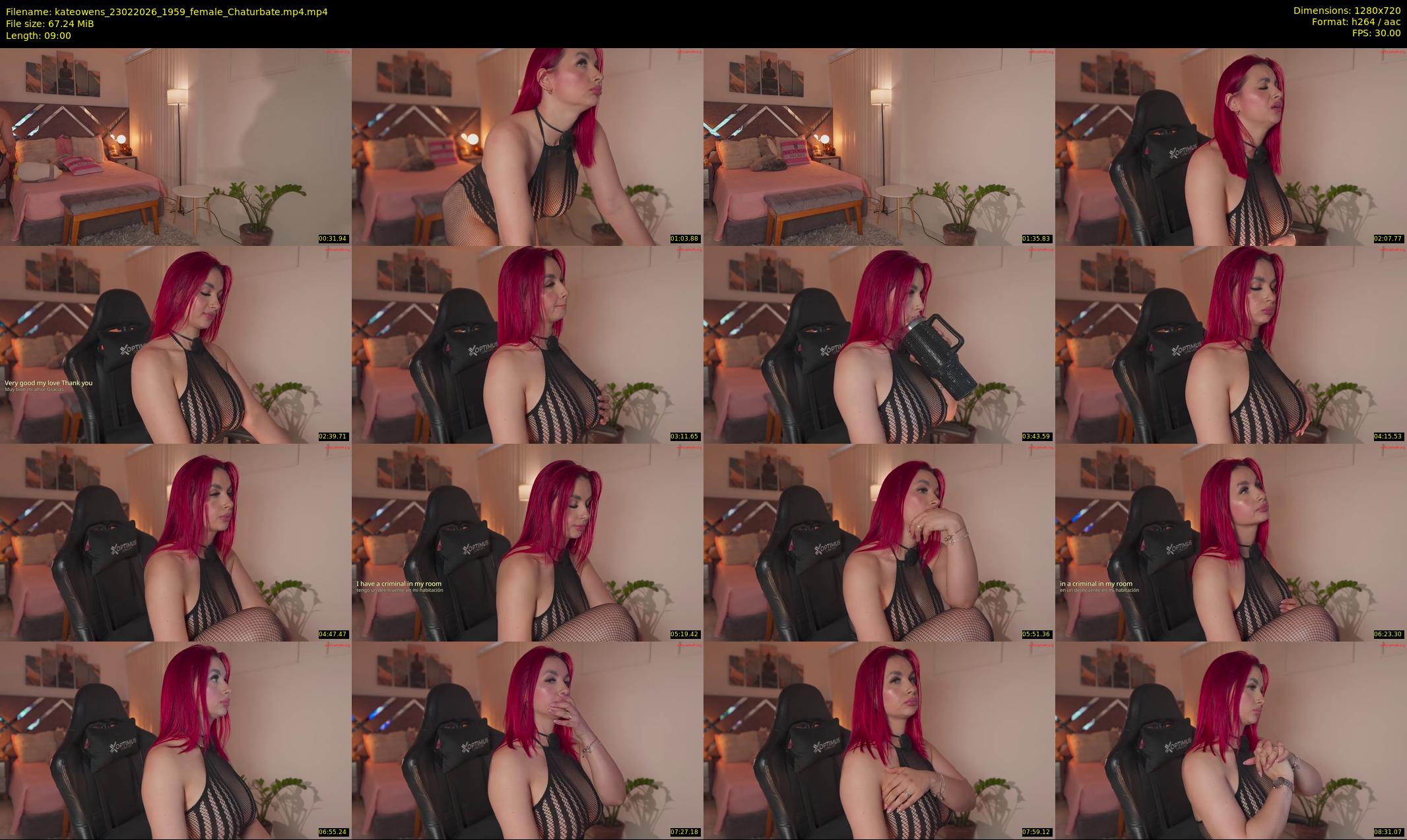 kateowens — 9 minute Chaturbate female cam show recording, 720p, Feb 23, 2026