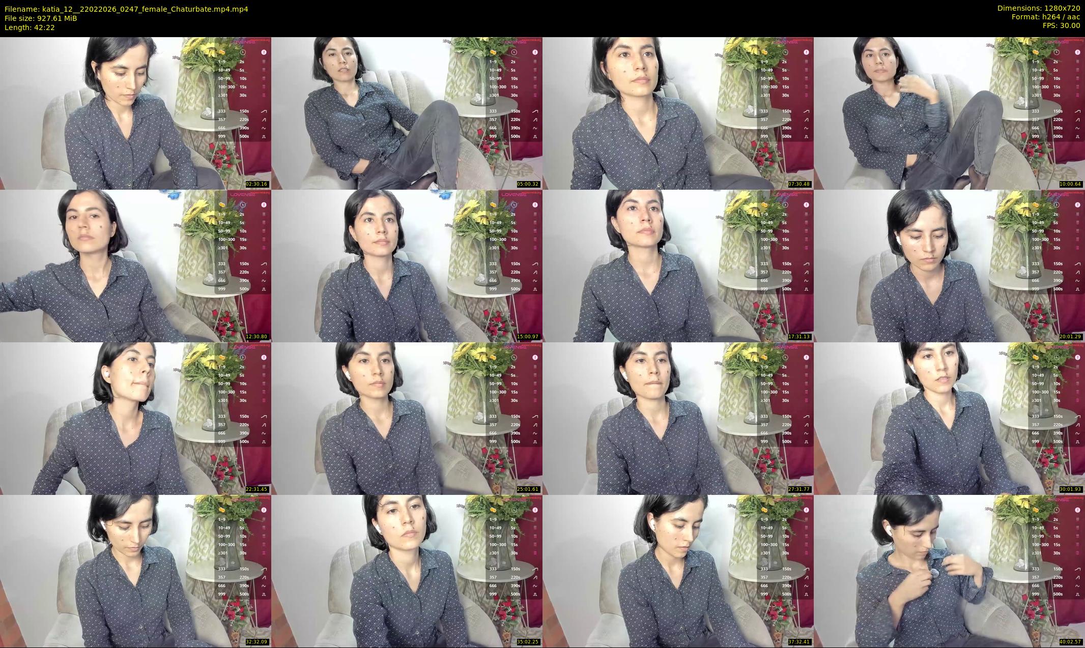katia_12_ — 43 minute Chaturbate female cam show recording, 720p, Feb 22, 2026