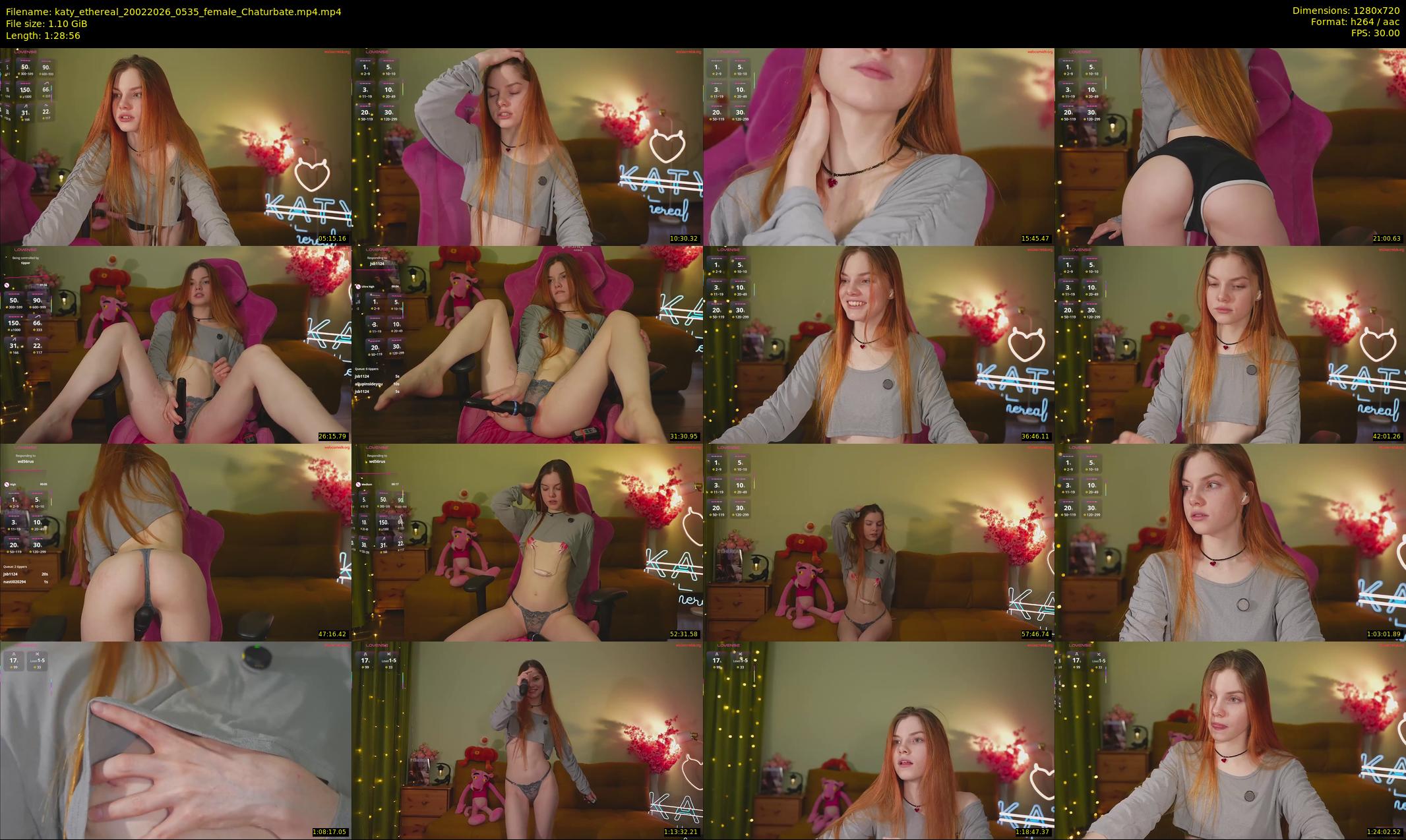 katy_ethereal — 89 minute Chaturbate female cam show recording, 720p, Feb 20, 2026