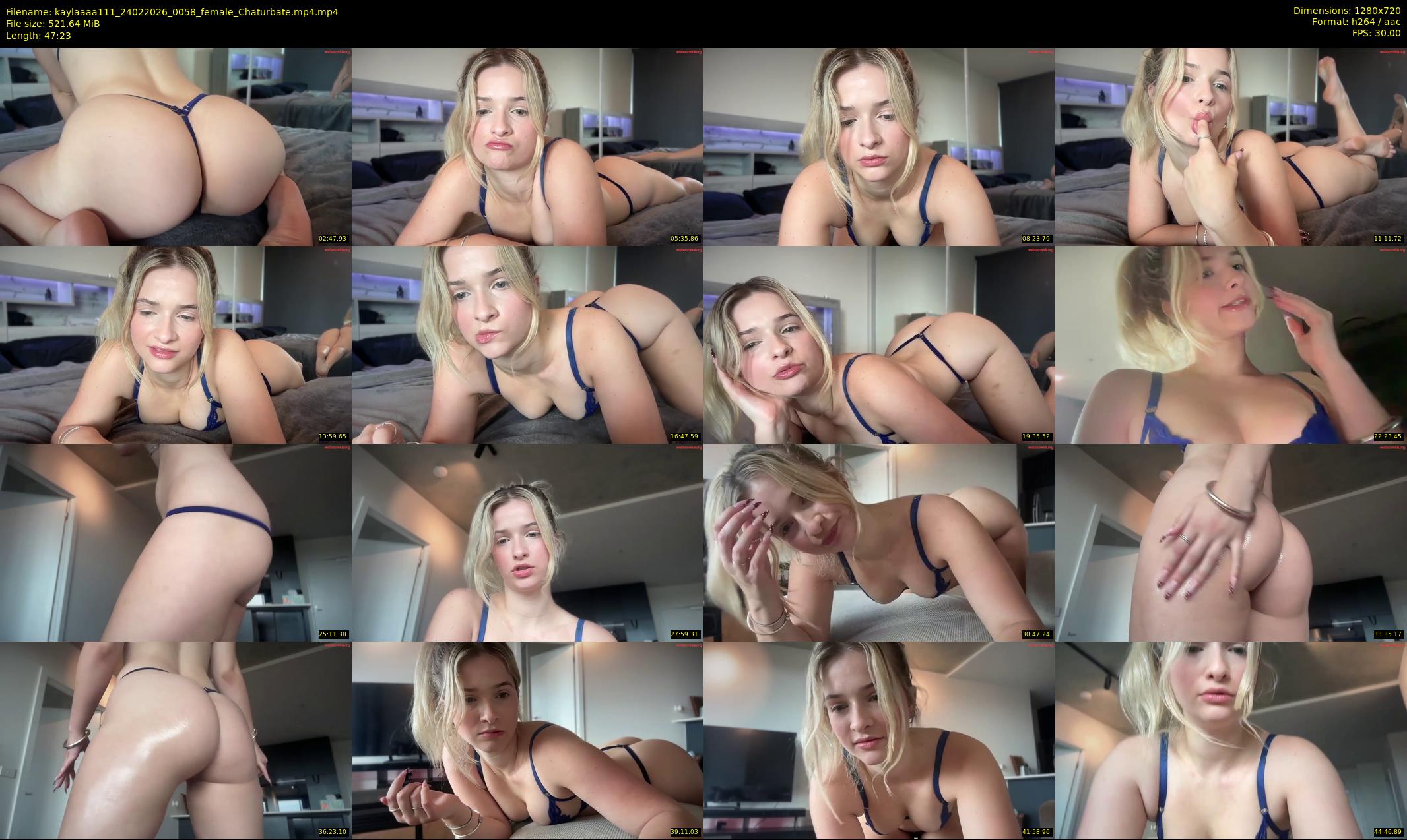 kaylaaaa111 — 48 minute Chaturbate female cam show recording, 720p, Feb 24, 2026