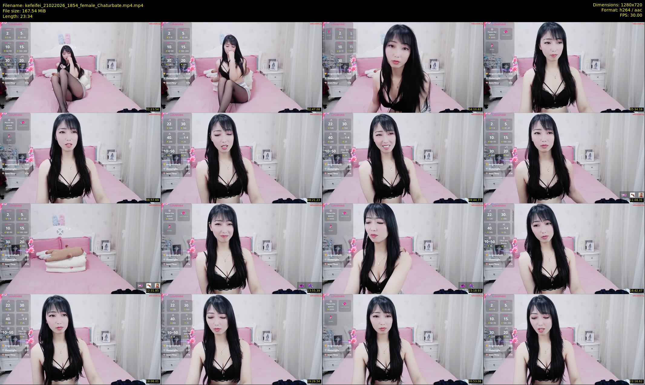 kefeifei — 24 minute Chaturbate female cam show recording, 720p, Feb 21, 2026
