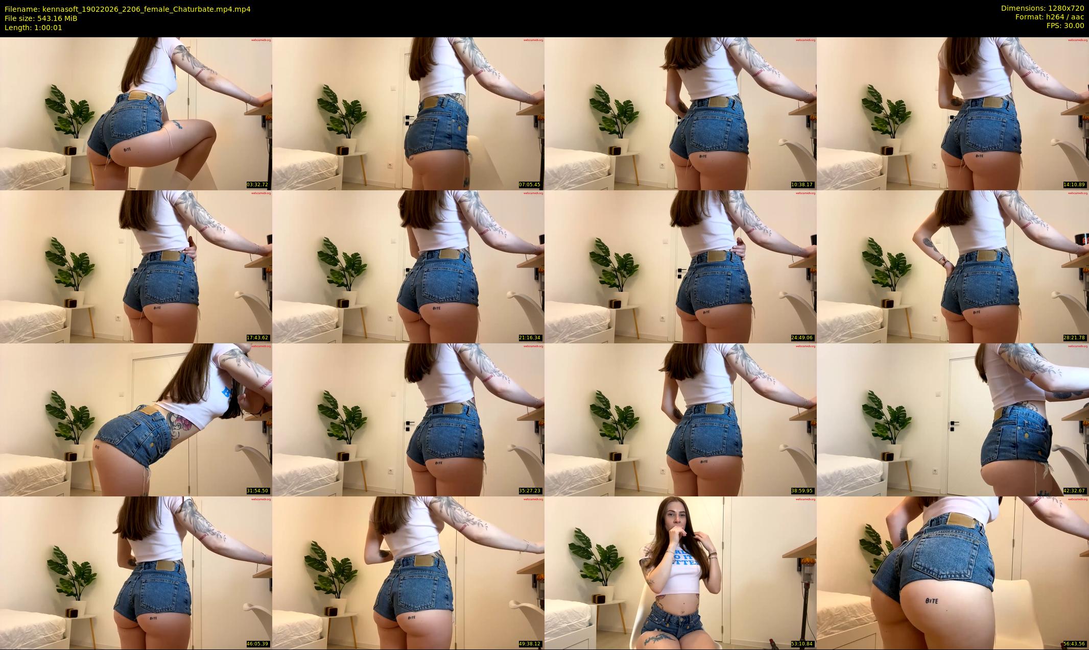 kennasoft — 61 minute Chaturbate female cam show recording, 720p, Feb 19, 2026