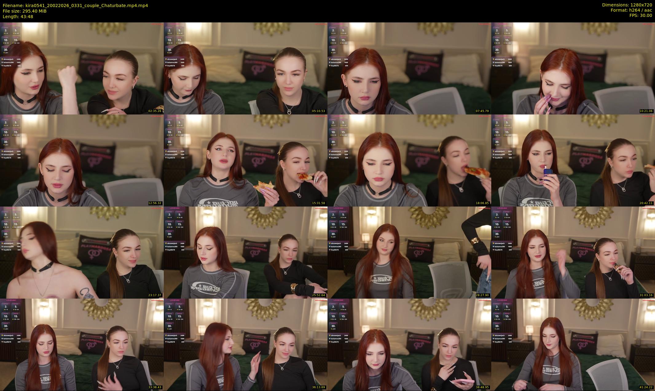 kira0541 — 44 minute Chaturbate couple cam show recording, 720p, Feb 20, 2026