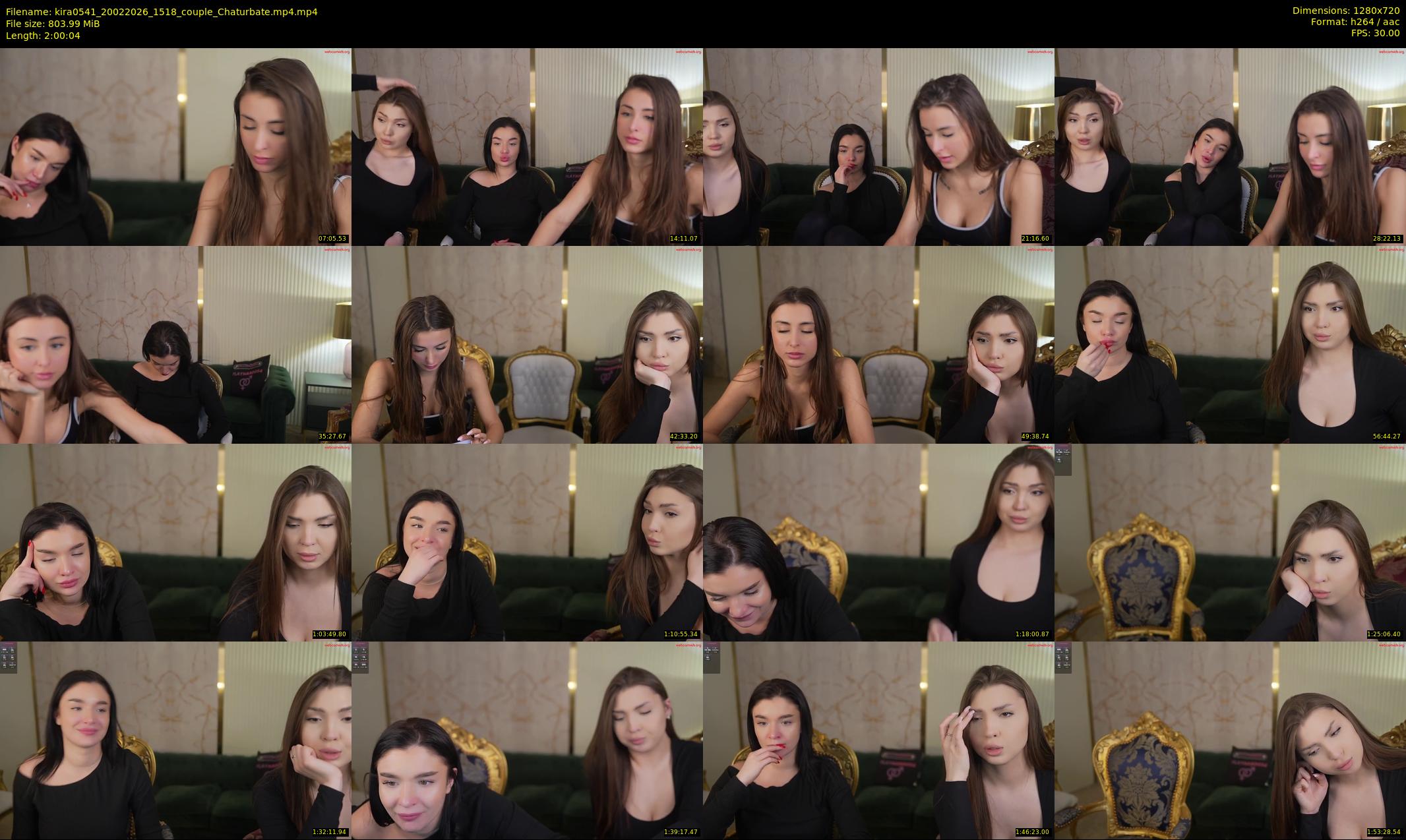 kira0541 — 121 minute Chaturbate couple cam show recording, 720p, Feb 20, 2026