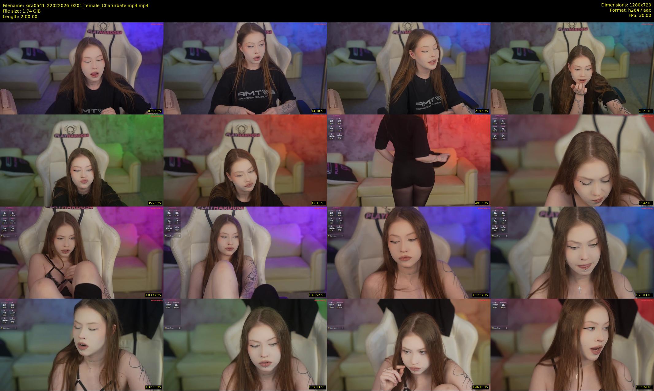 kira0541 — 120 minute Chaturbate couple cam show recording, 720p, Feb 22, 2026