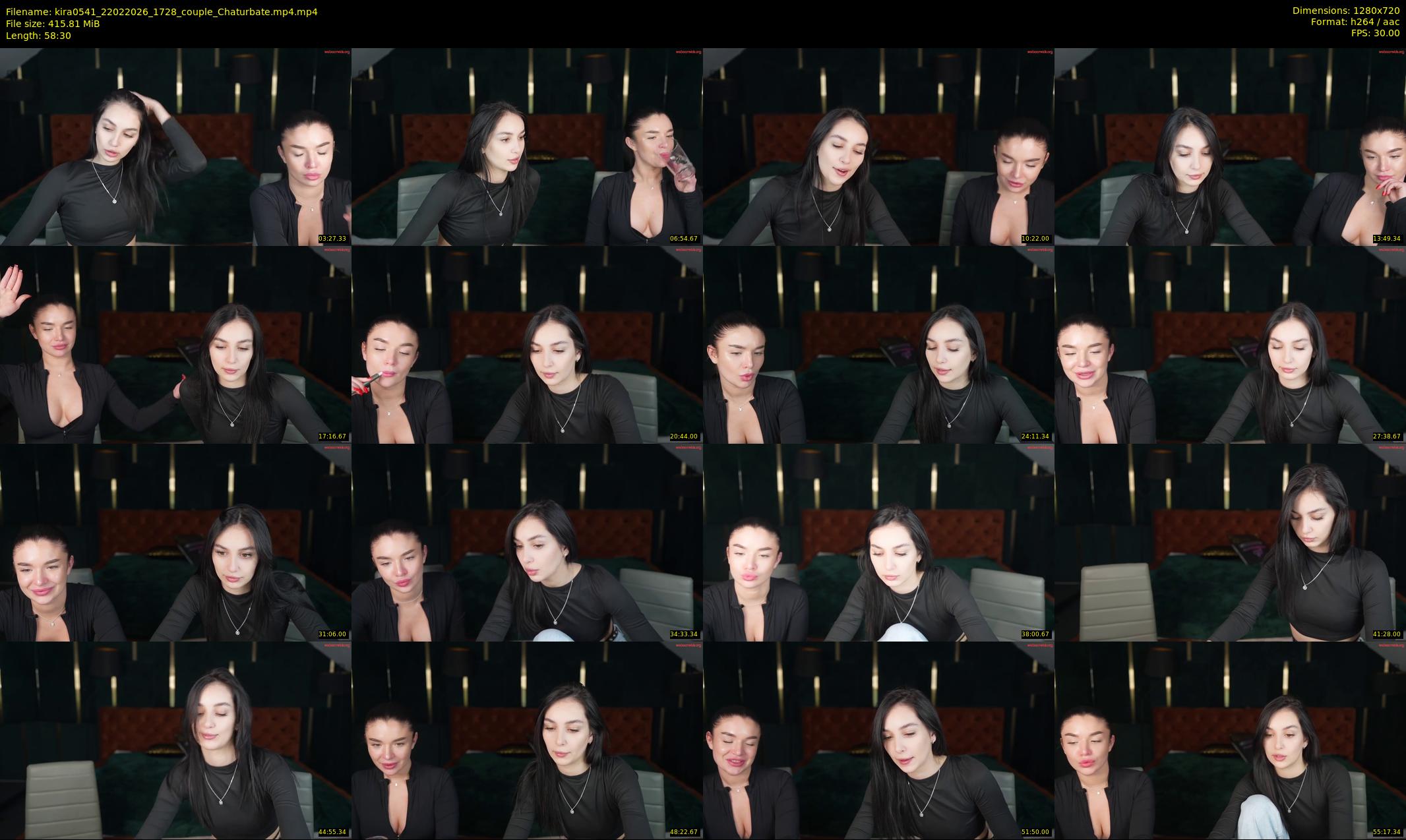 kira0541 — 59 minute Chaturbate couple cam show recording, 720p, Feb 22, 2026