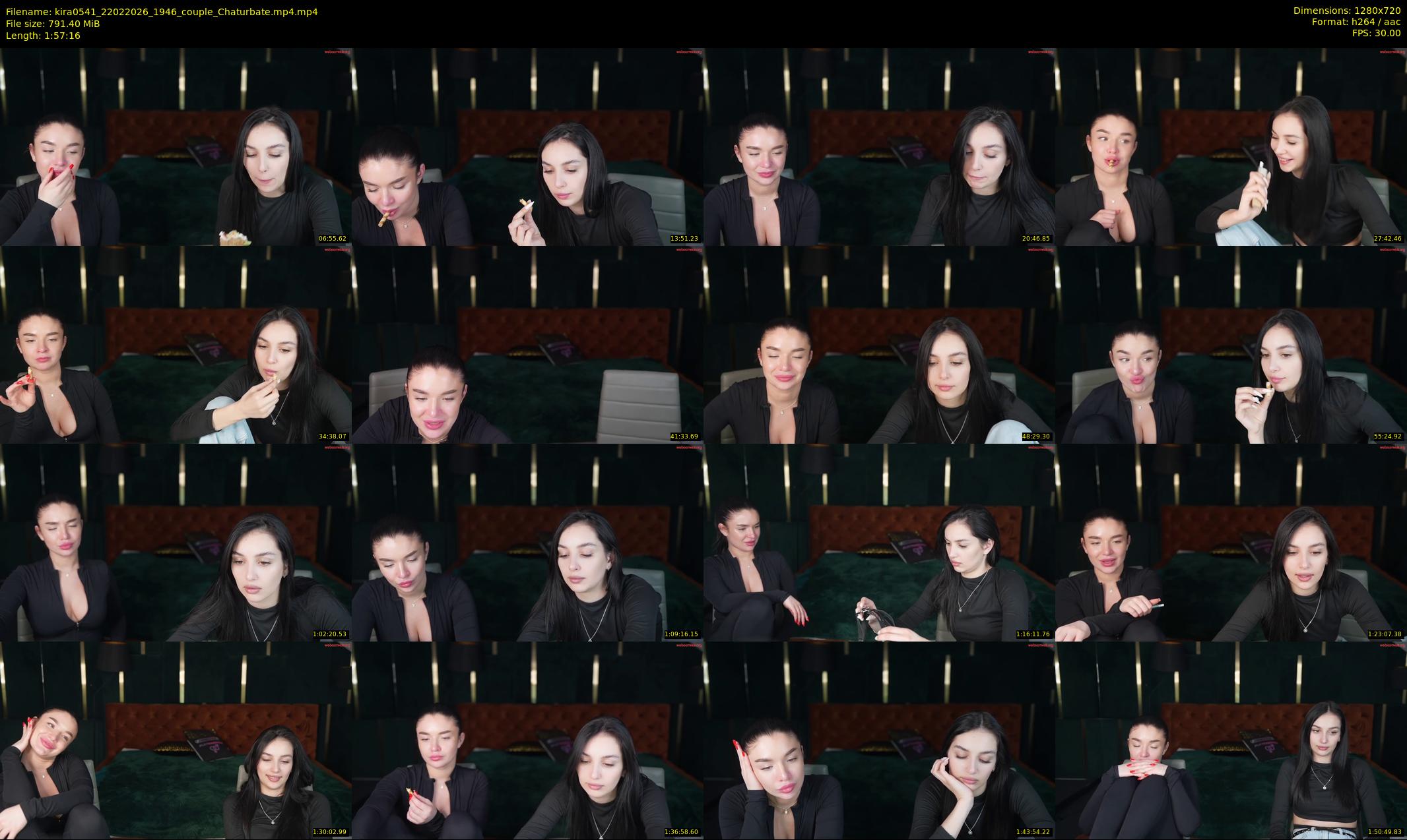 kira0541 — 118 minute Chaturbate couple cam show recording, 720p, Feb 22, 2026