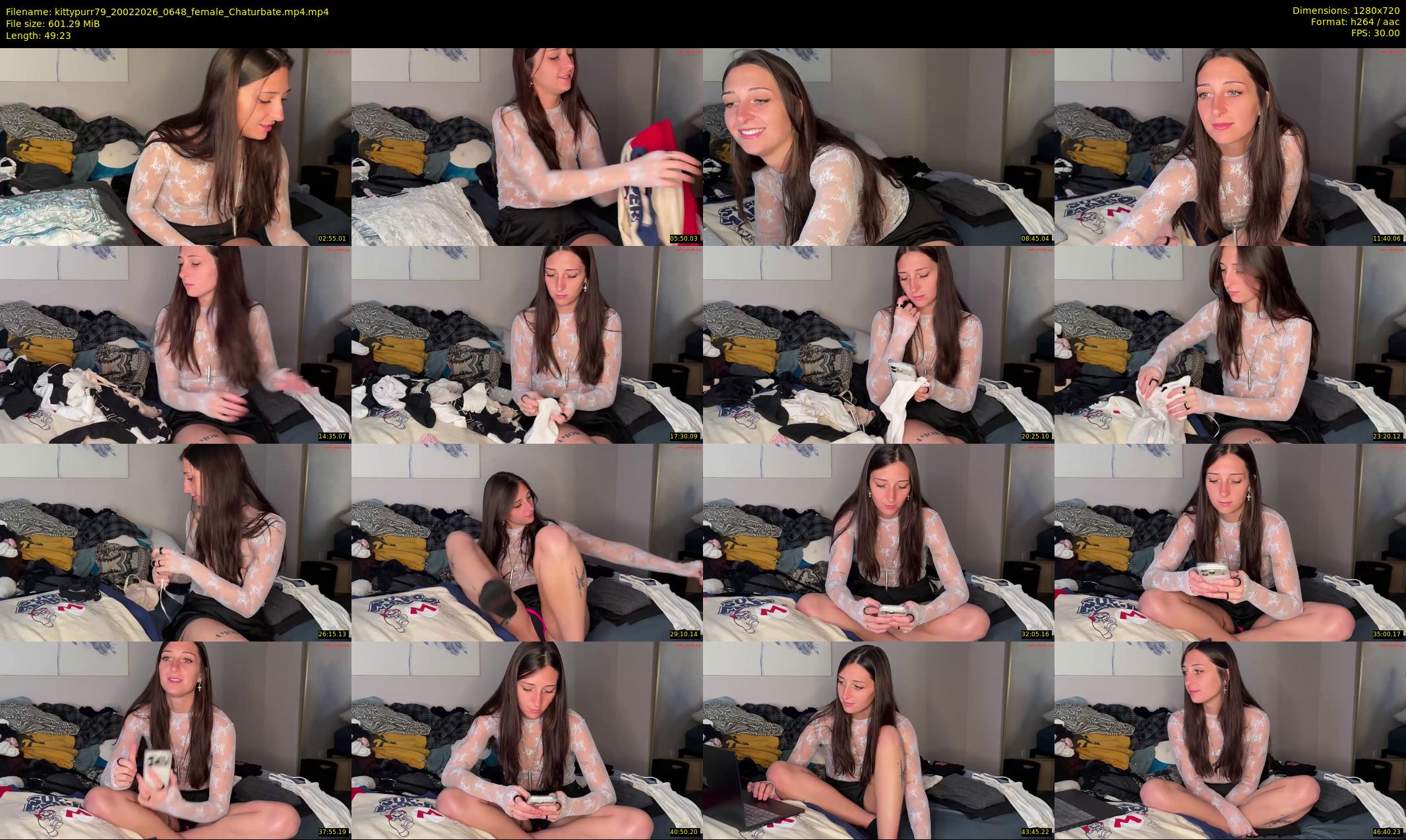 kittypurr79 — 50 minute Chaturbate female cam show recording, 720p, Feb 20, 2026