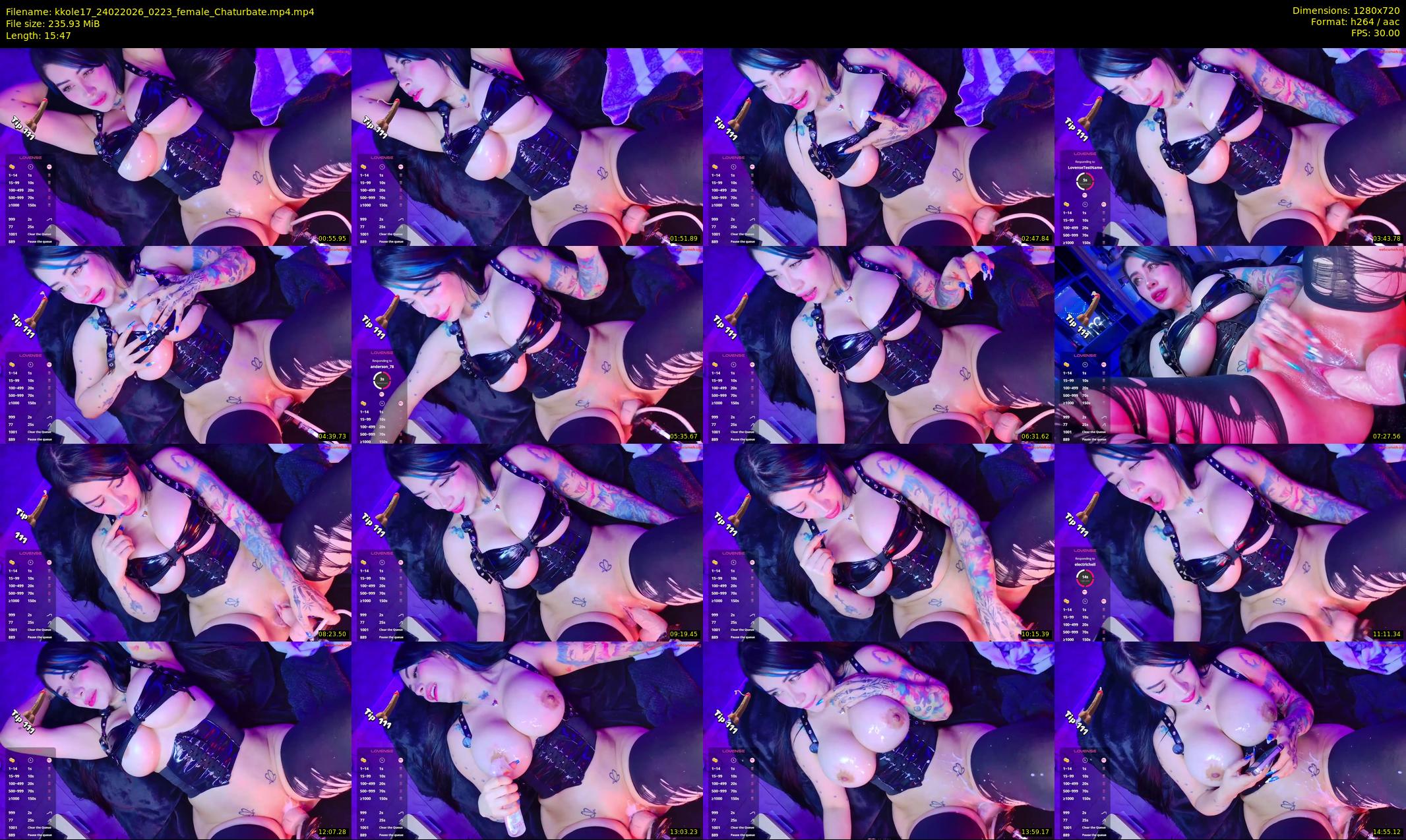 kkole17 — 16 minute Chaturbate female cam show recording, 720p, Feb 24, 2026