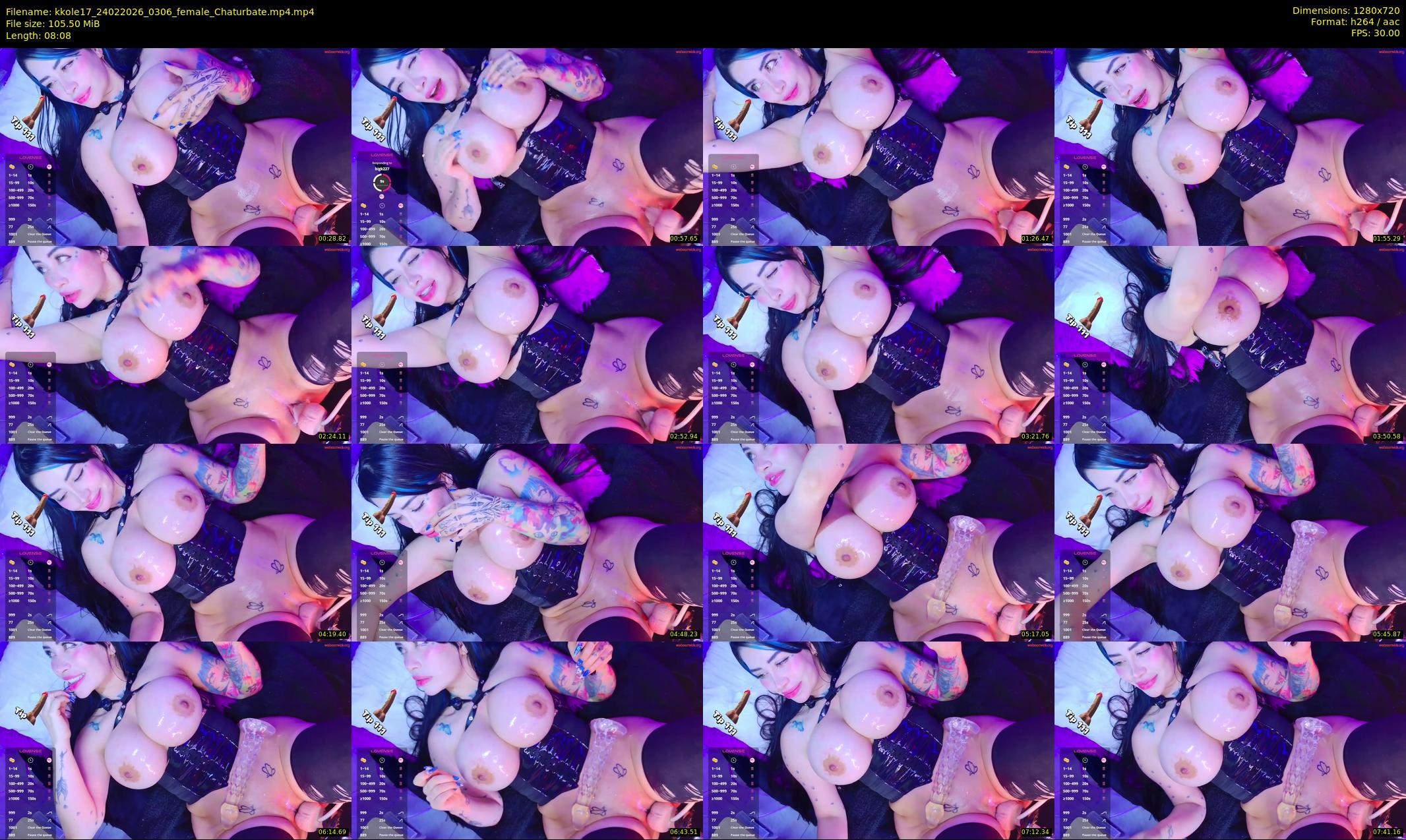 kkole17 — 9 minute Chaturbate female cam show recording, 720p, Feb 24, 2026