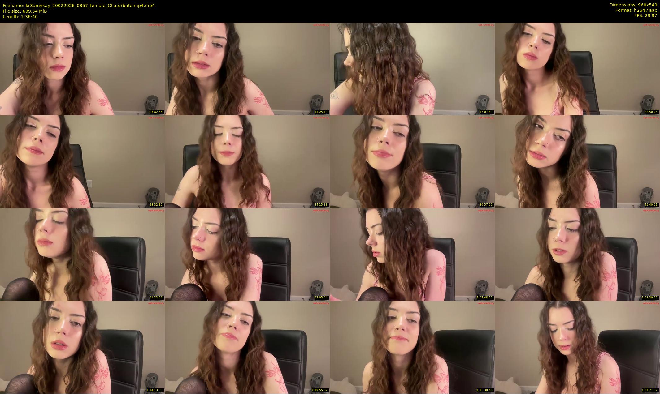 kr3amykay — 97 minute Chaturbate female cam show recording, 480p, Feb 20, 2026