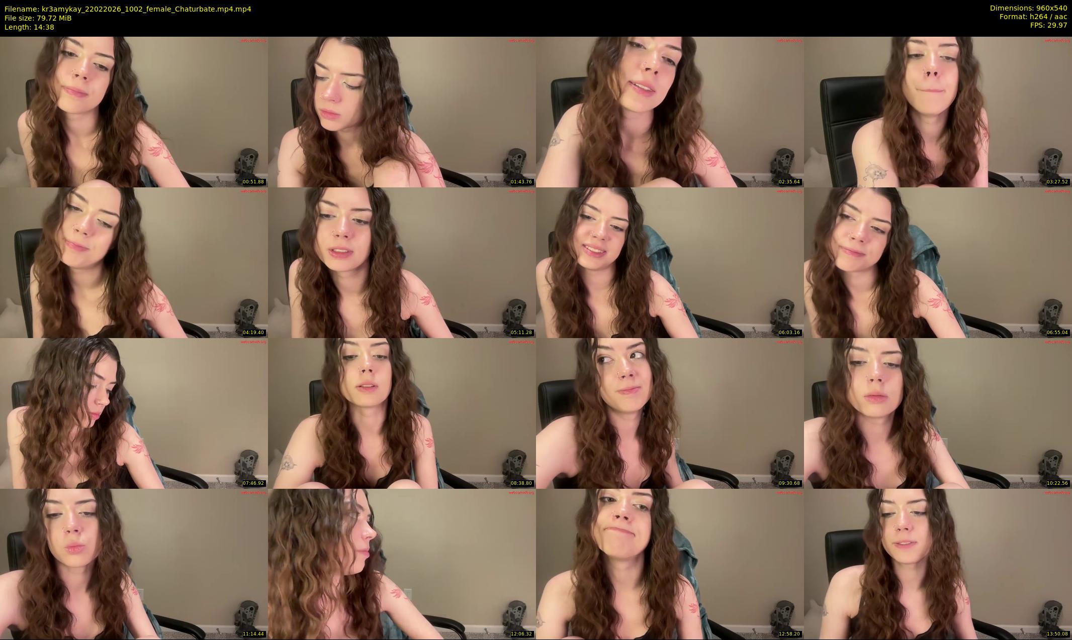 kr3amykay — 15 minute Chaturbate female cam show recording, 480p, Feb 22, 2026