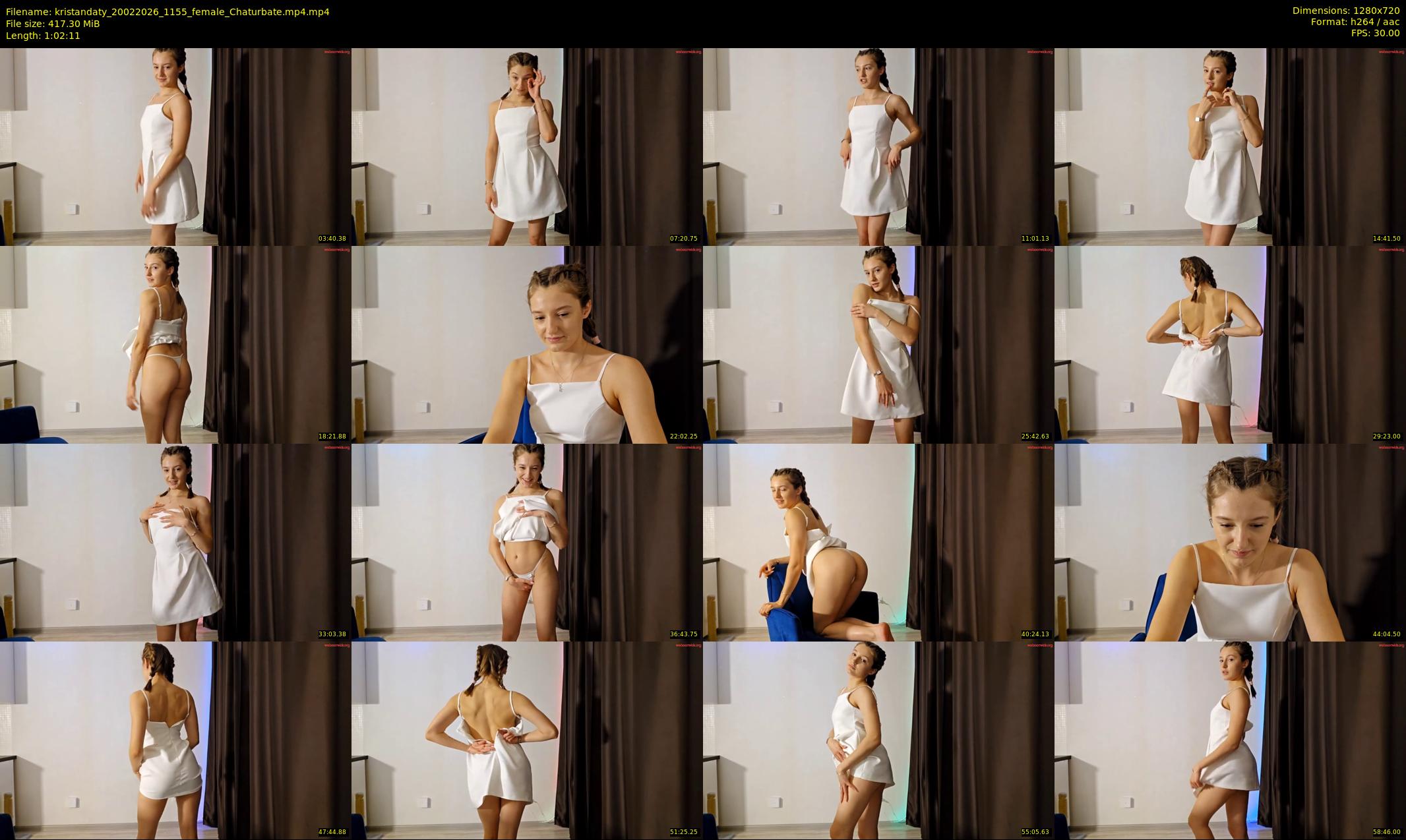 kristandaty — 63 minute Chaturbate female cam show recording, 720p, Feb 20, 2026