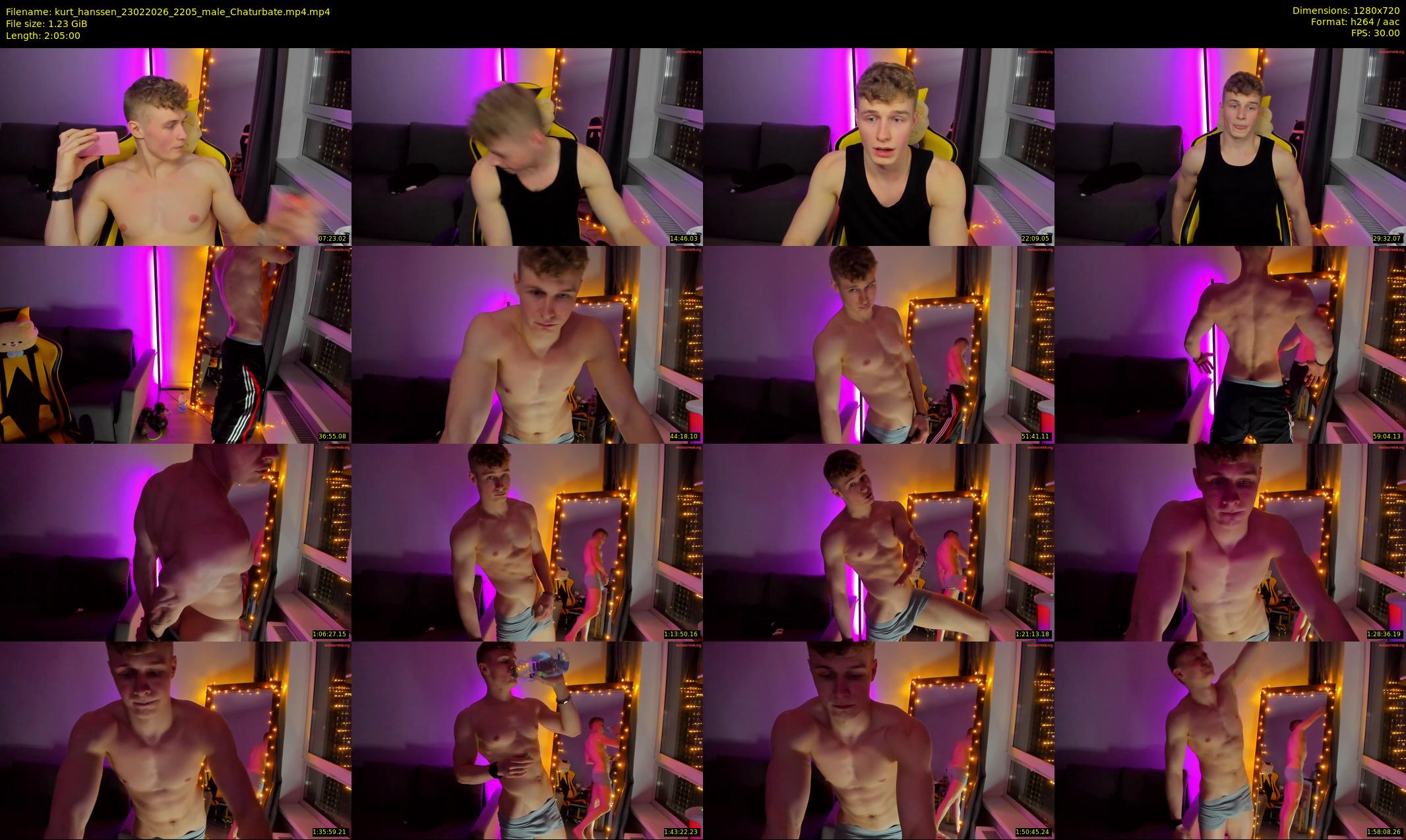 kurt_hanssen — 125 minute Chaturbate male cam show recording, 720p, Feb 23, 2026