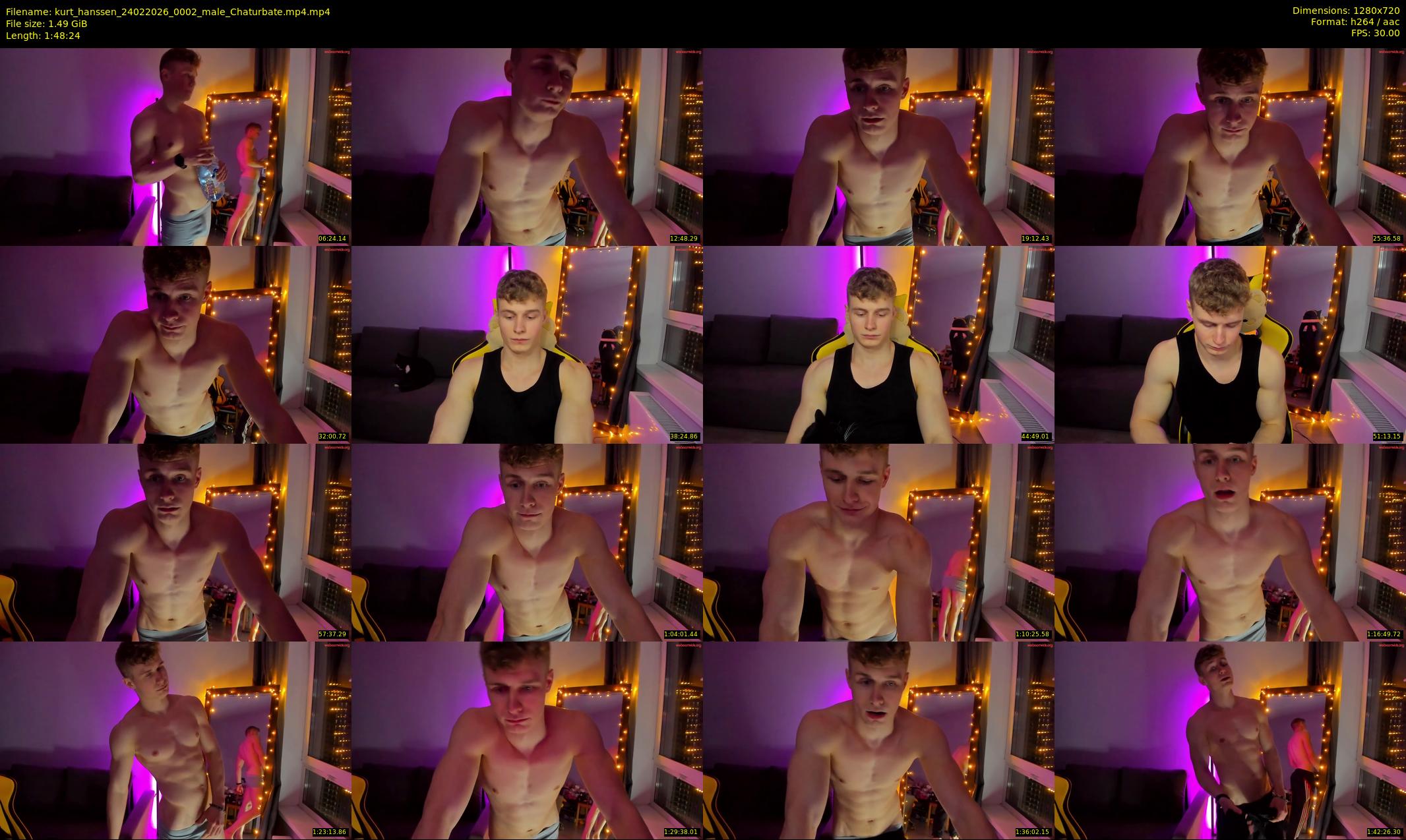kurt_hanssen — 109 minute Chaturbate male cam show recording, 720p, Feb 24, 2026