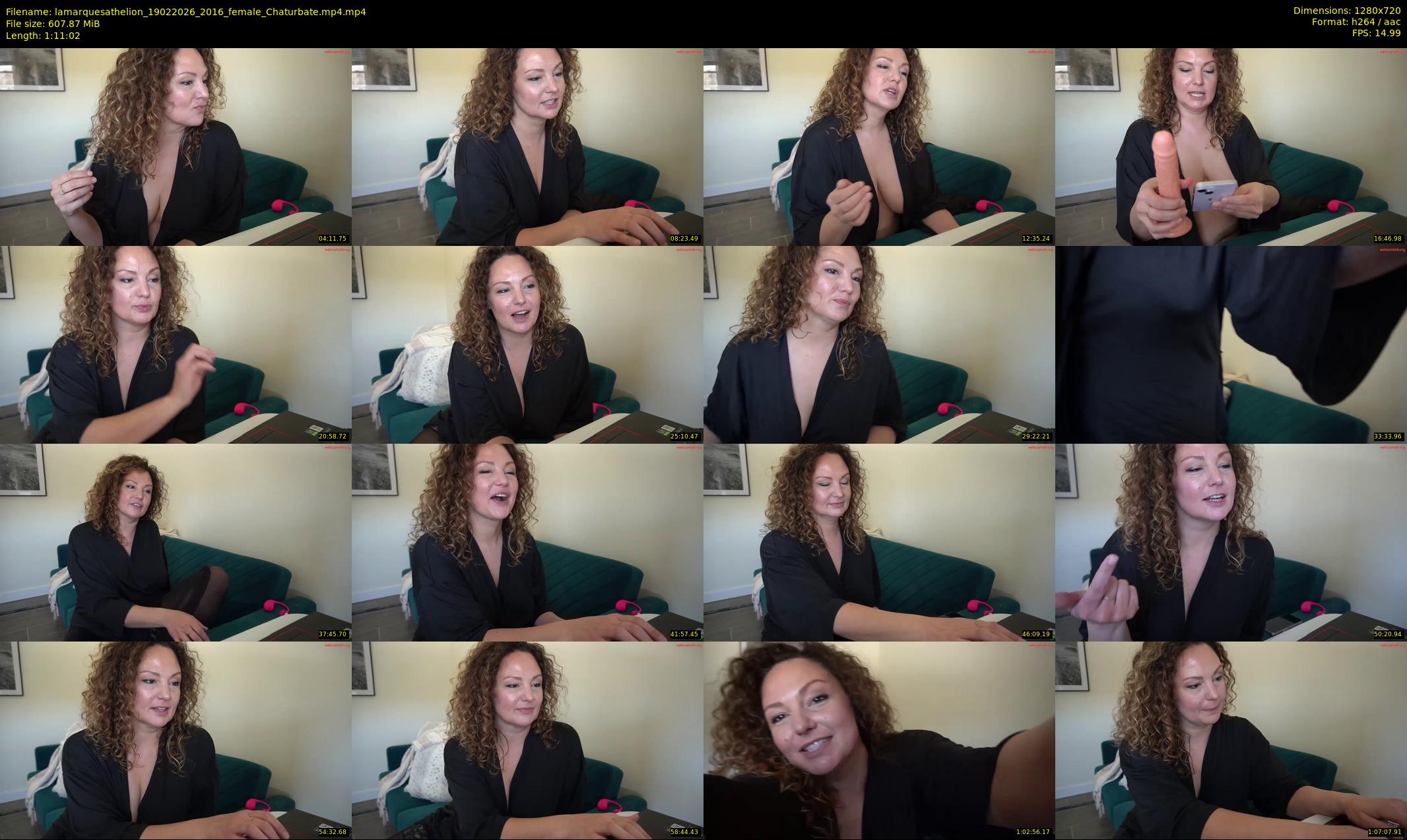 lamarquesathelion — 72 minute Chaturbate female cam show recording, 720p, Feb 19, 2026