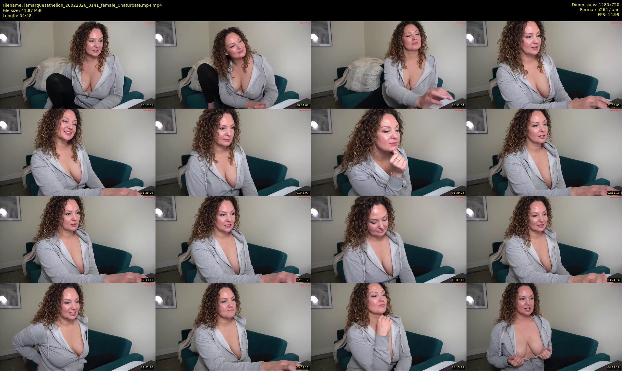 lamarquesathelion — 5 minute Chaturbate female cam show recording, 720p, Feb 20, 2026