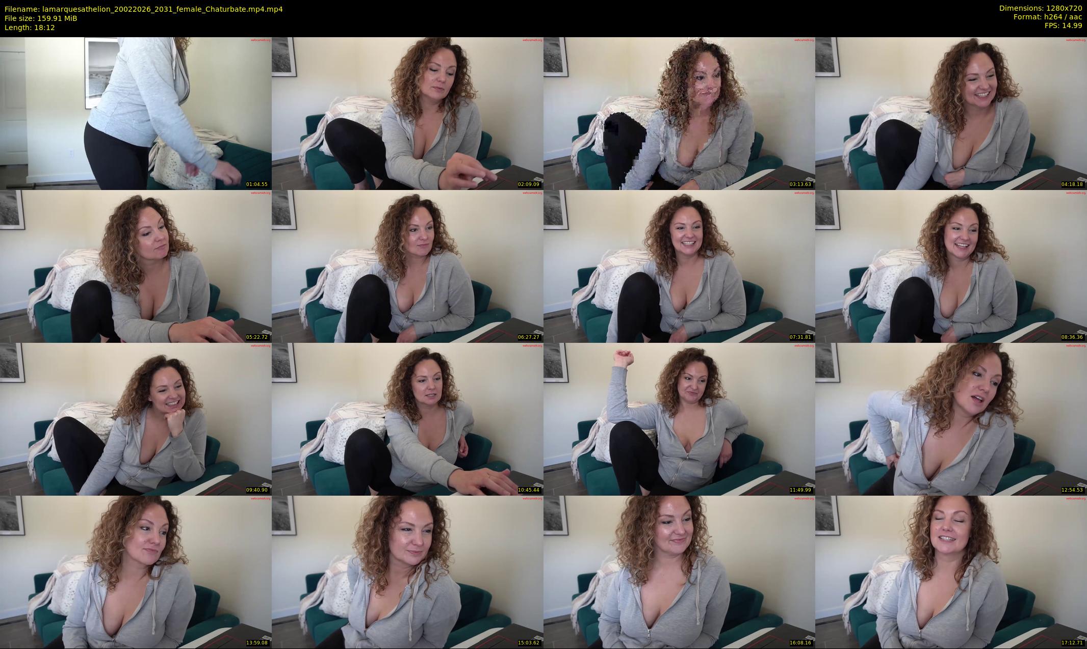 lamarquesathelion — 19 minute Chaturbate female cam show recording, 720p, Feb 20, 2026