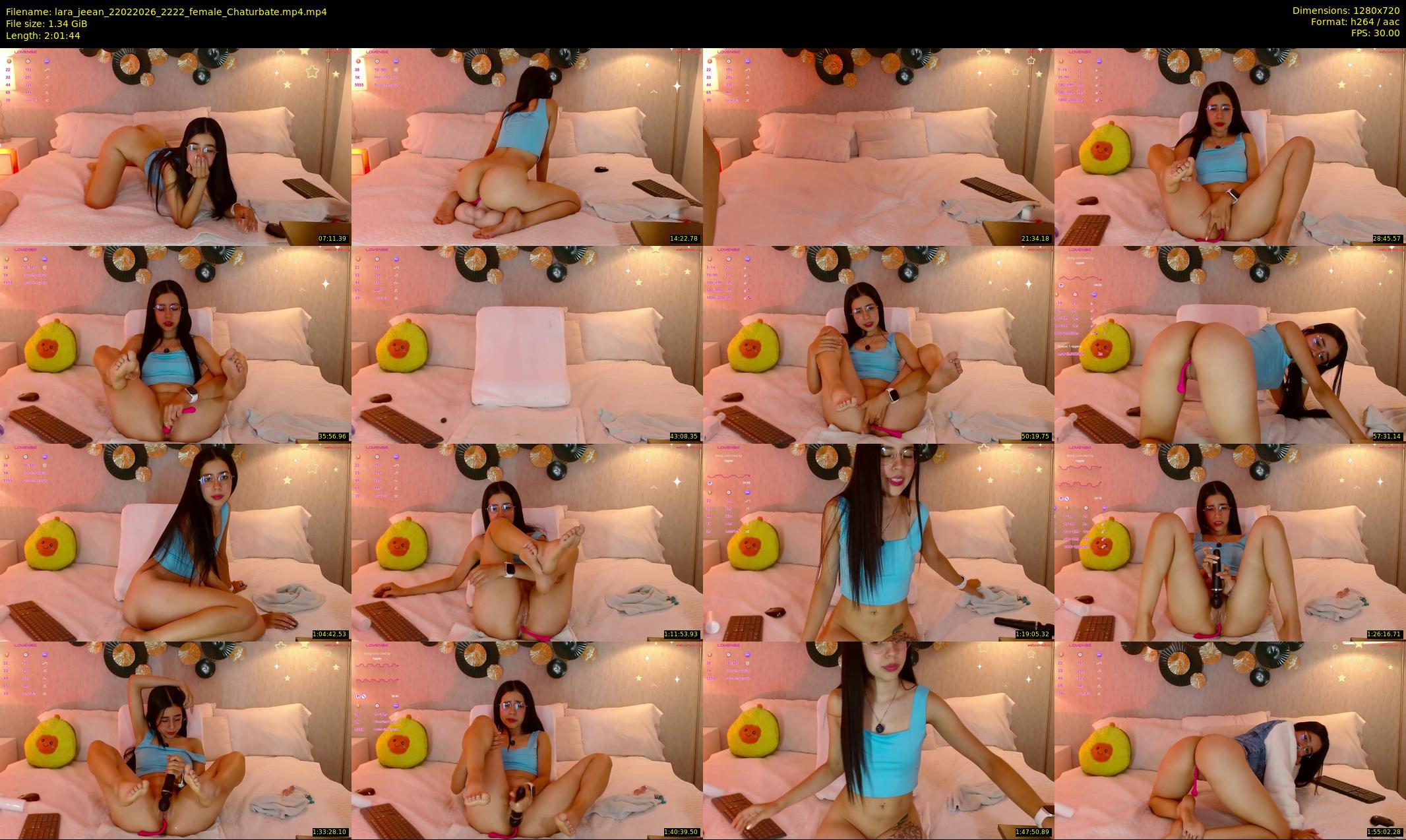 lara_jeean — 122 minute Chaturbate female cam show recording, 720p, Feb 22, 2026