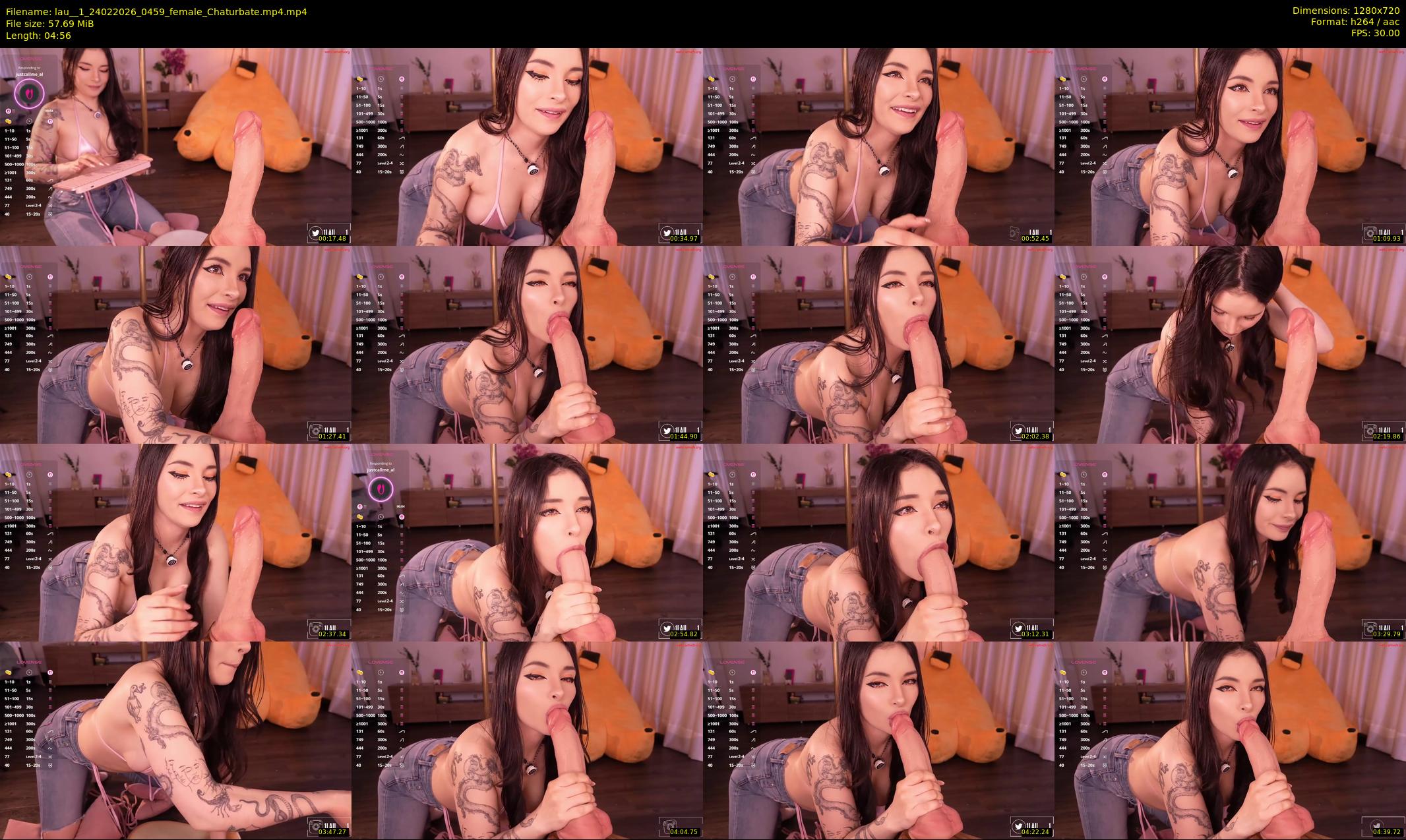 lau__1 — 5 minute Chaturbate female cam show recording, 720p, Feb 24, 2026