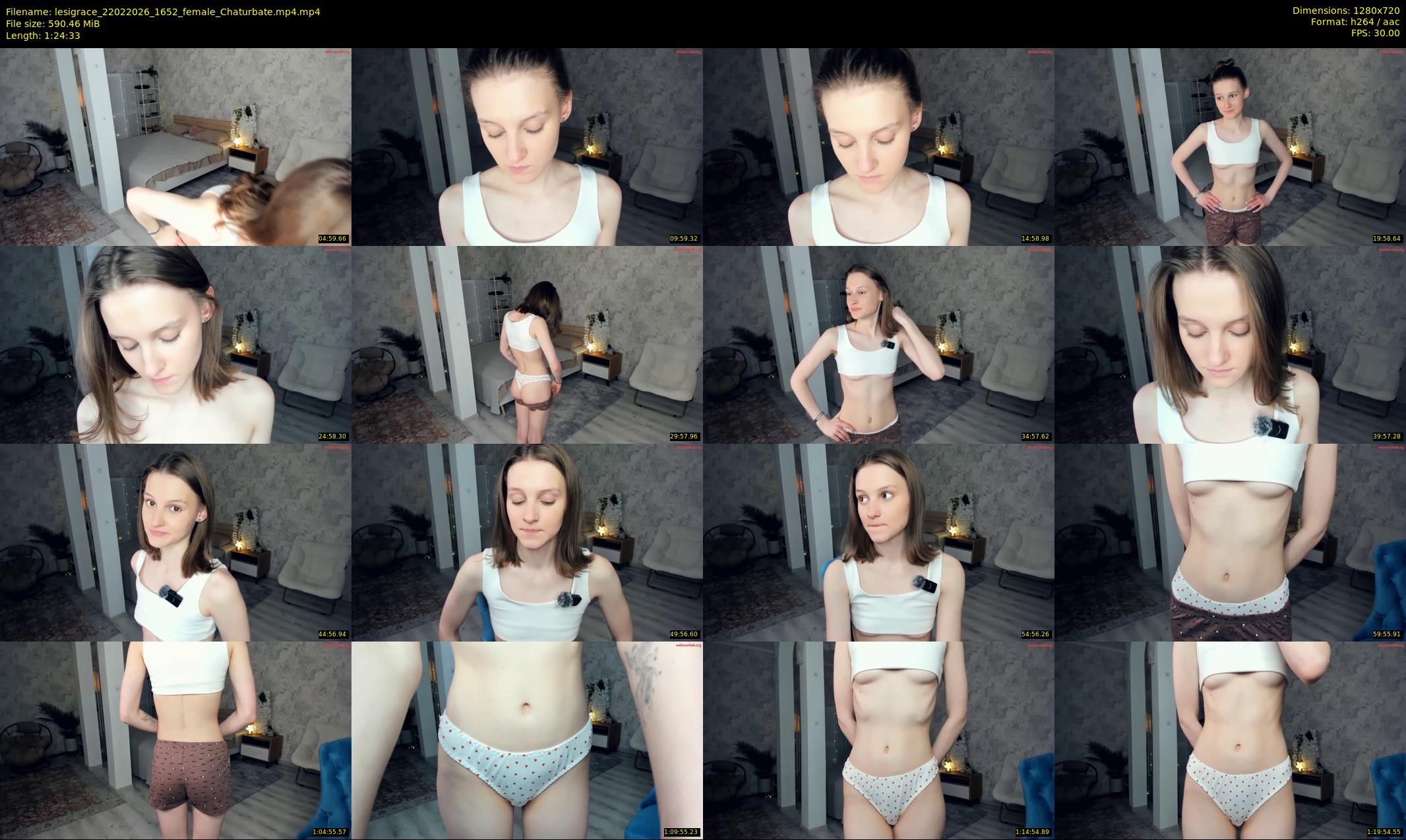 lesigrace — 85 minute Chaturbate female cam show recording, 720p, Feb 22, 2026