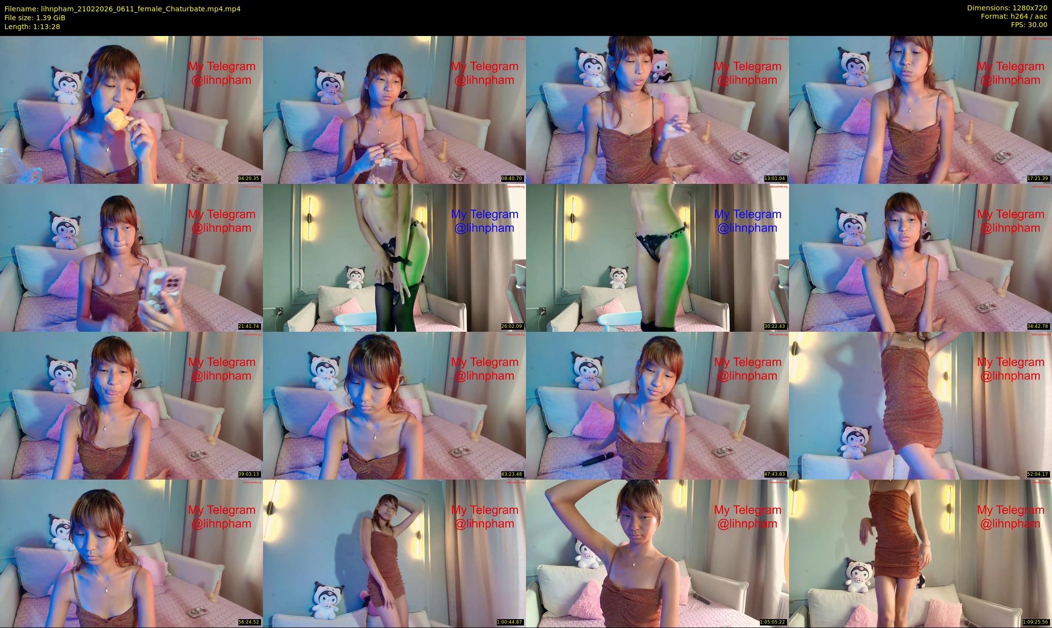 lihnpham — 74 minute Chaturbate female cam show recording, 720p, Feb 21, 2026