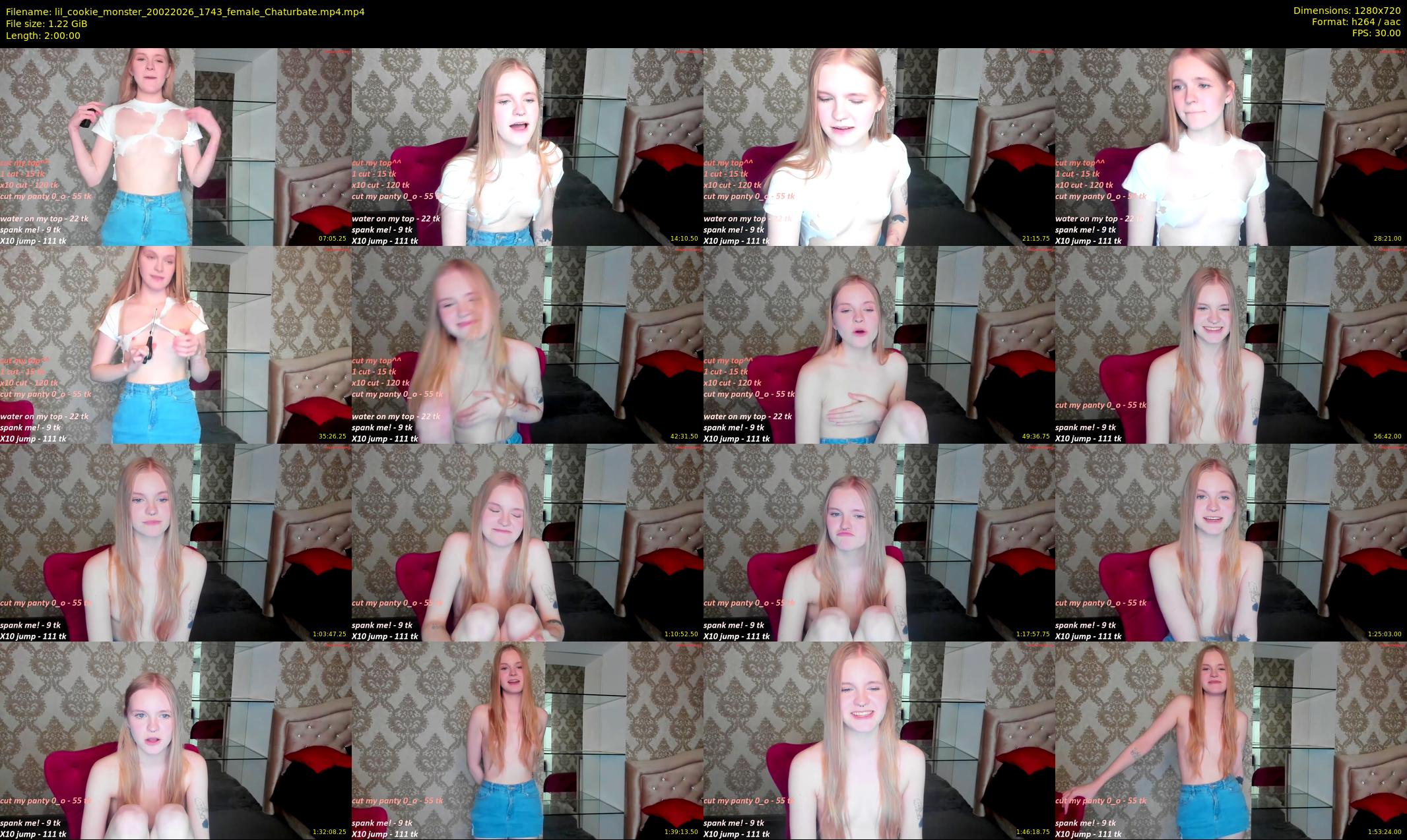 lil_cookie_monster — 120 minute Chaturbate female cam show recording, 720p, Feb 20, 2026