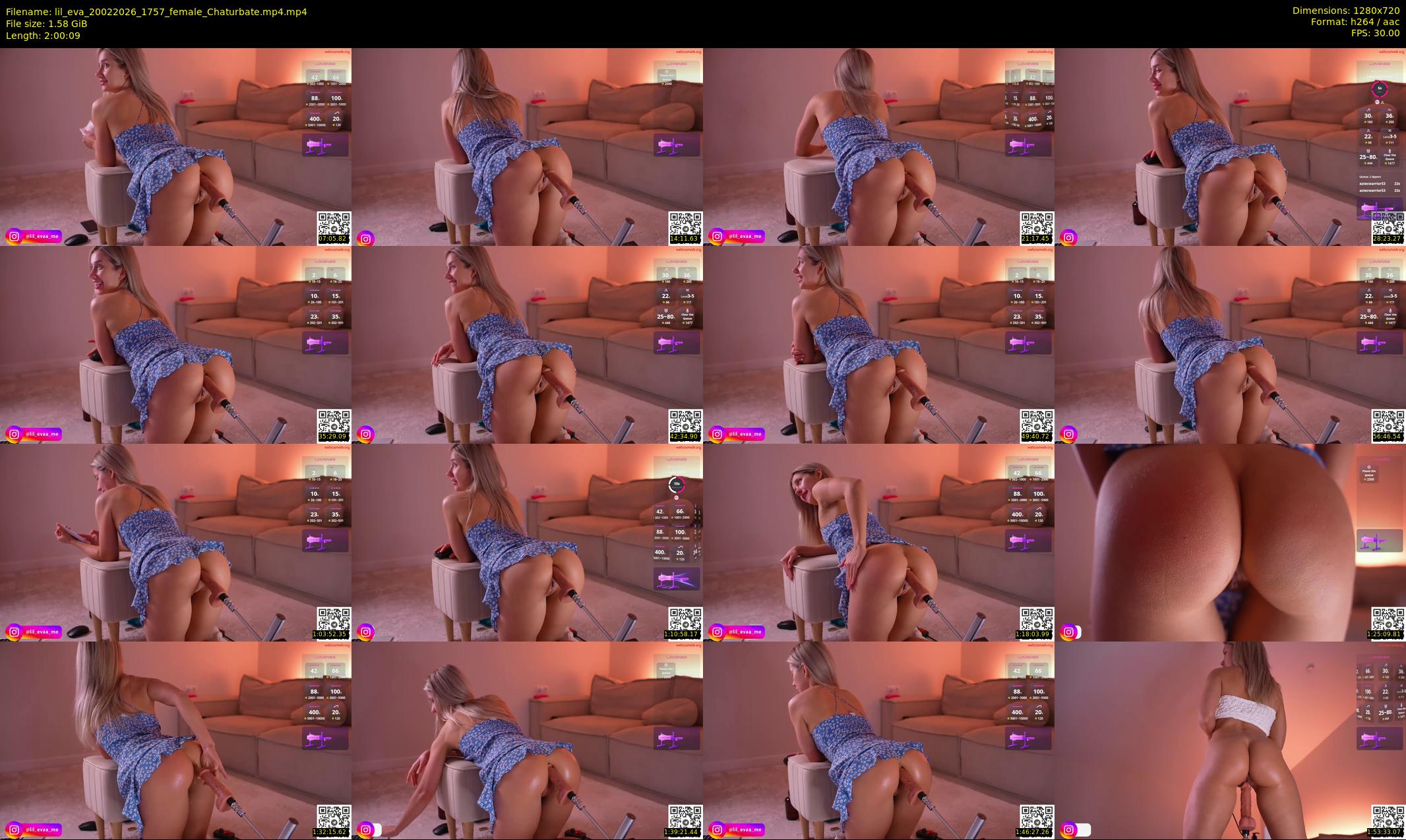 lil_eva — 121 minute Chaturbate female cam show recording, 720p, Feb 20, 2026