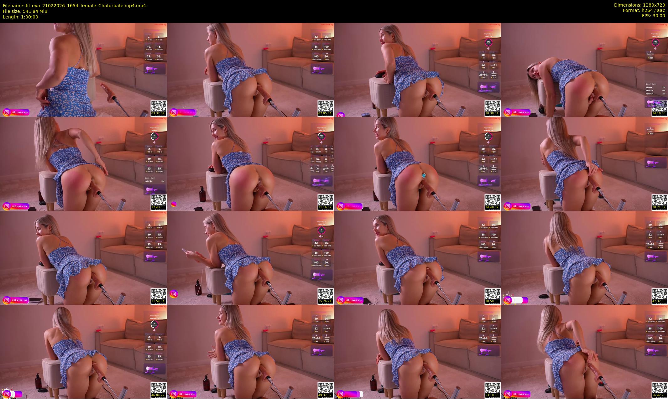 lil_eva — 60 minute Chaturbate female cam show recording, 720p, Feb 21, 2026