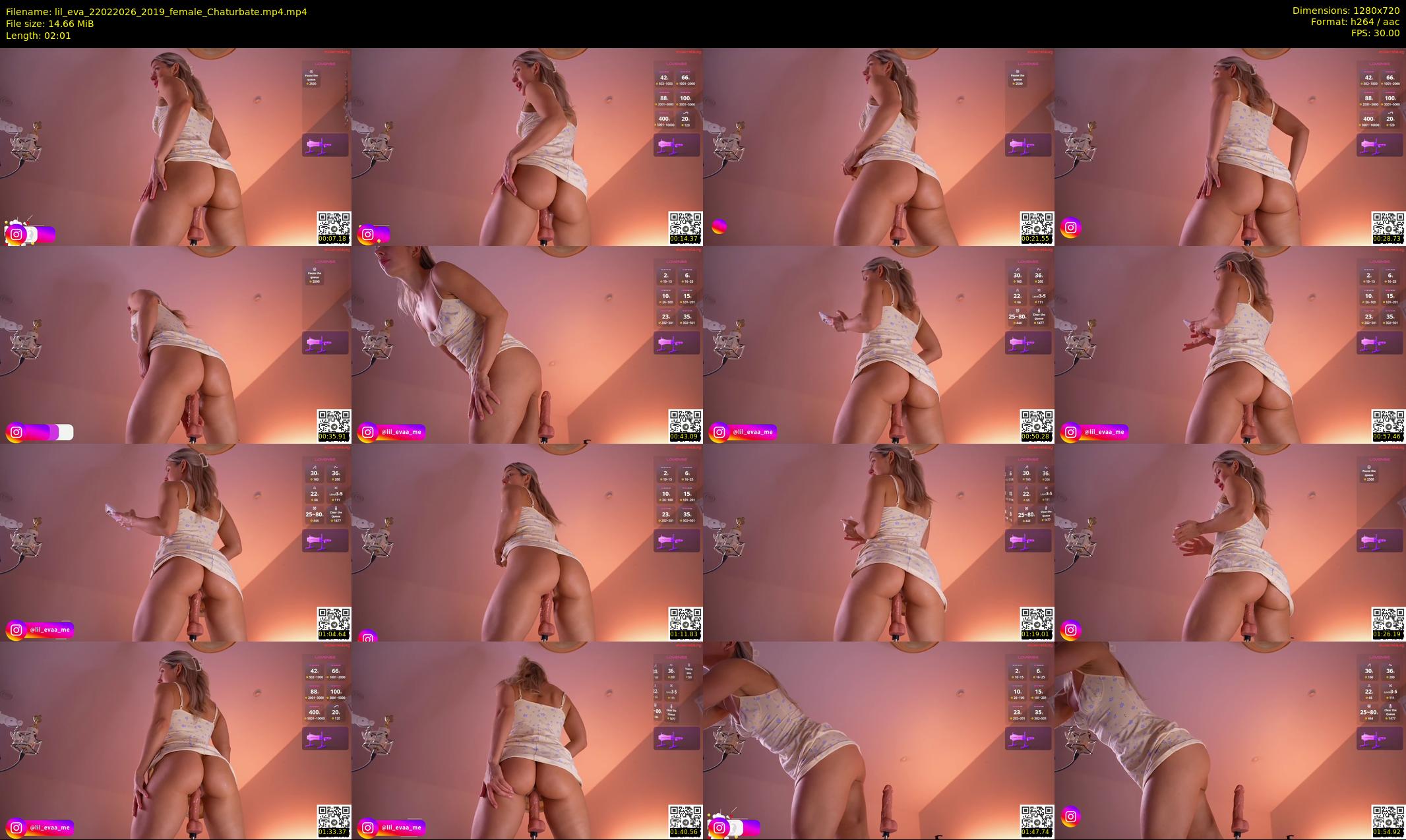 lil_eva — 3 minute Chaturbate female cam show recording, 720p, Feb 22, 2026