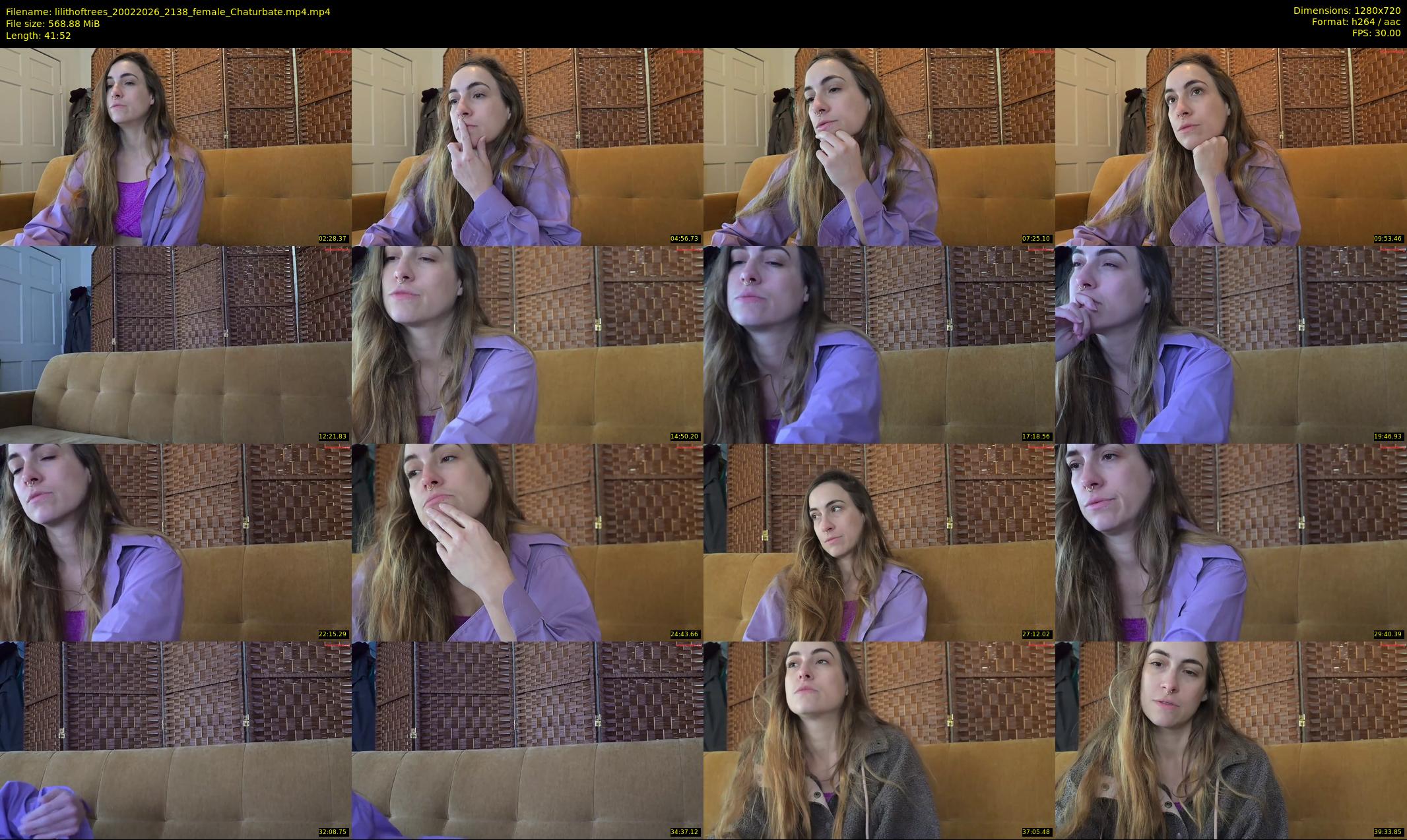 lilithoftrees — 42 minute Chaturbate female cam show recording, 720p, Feb 20, 2026