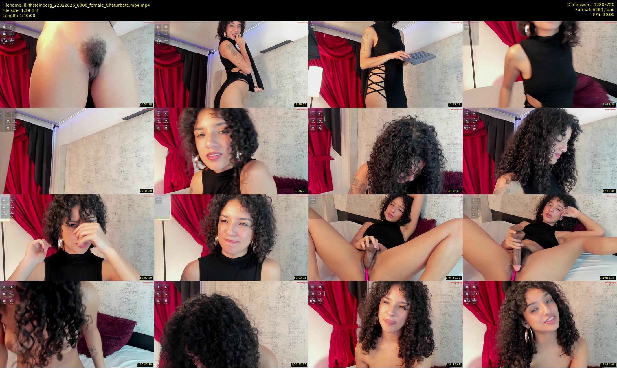 lilithsteinberg — 100 minute Chaturbate female cam show recording, 720p, Feb 22, 2026