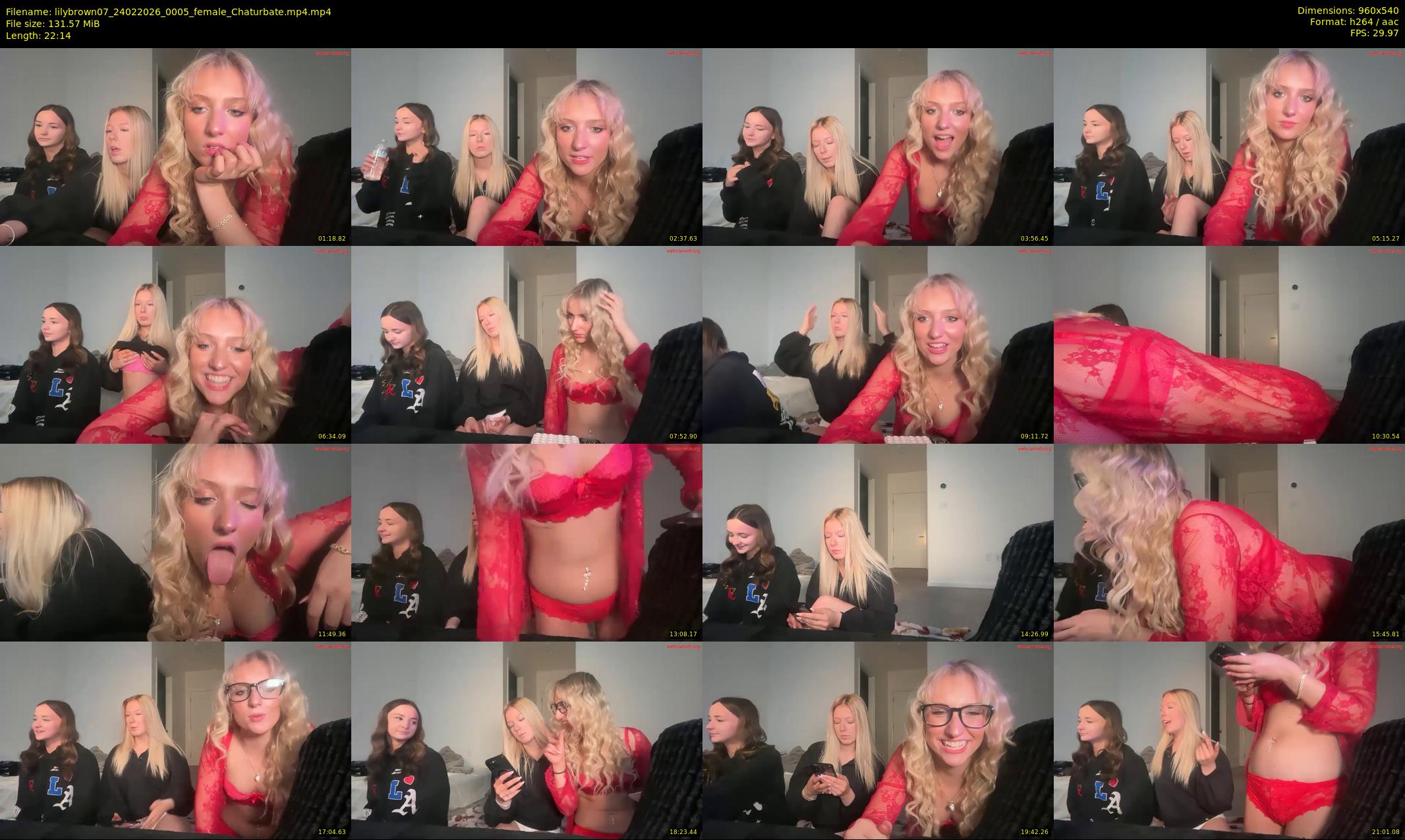 lilybrown07 — 23 minute Chaturbate female cam show recording, 480p, Feb 24, 2026