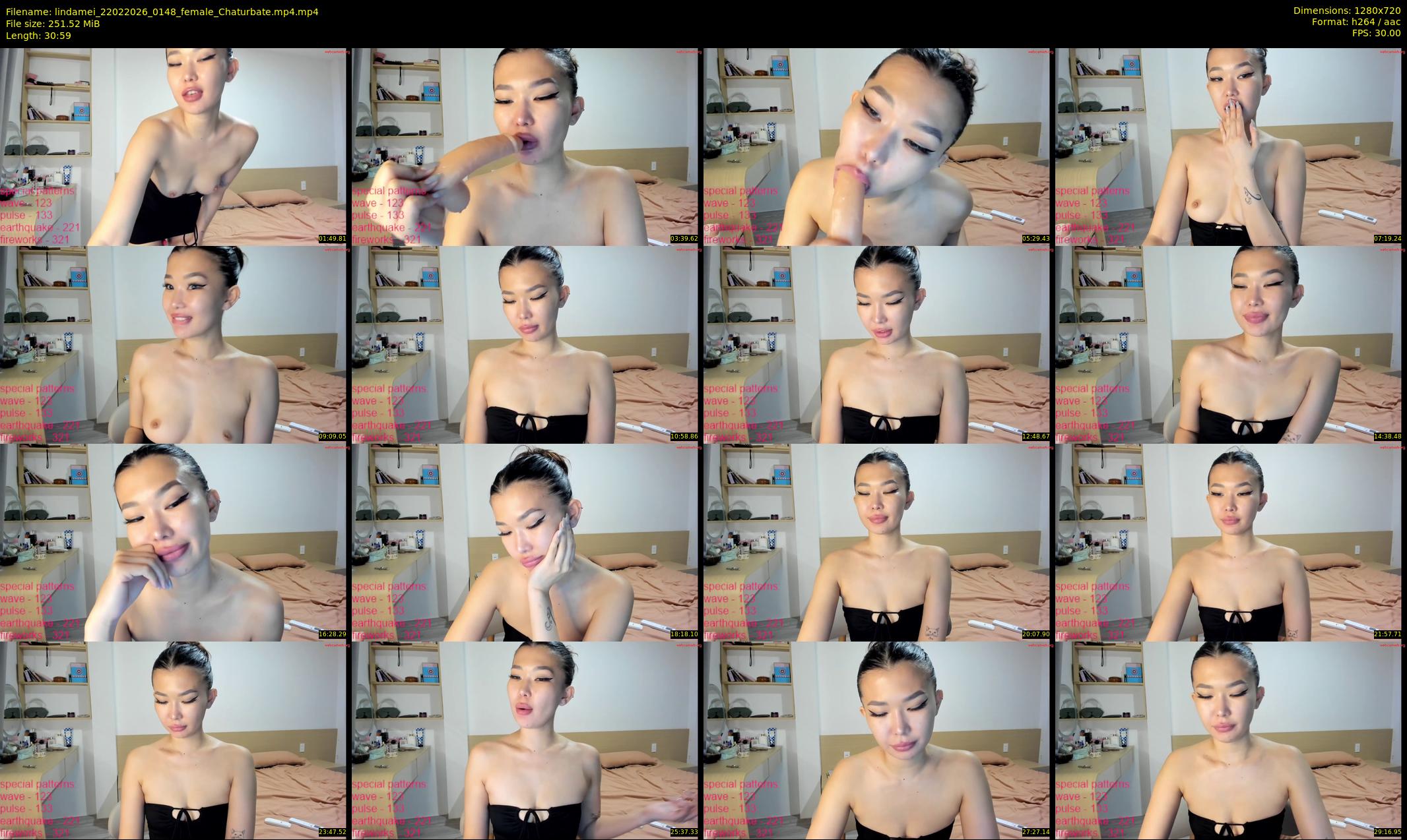 lindamei — 31 minute Chaturbate female cam show recording, 720p, Feb 22, 2026