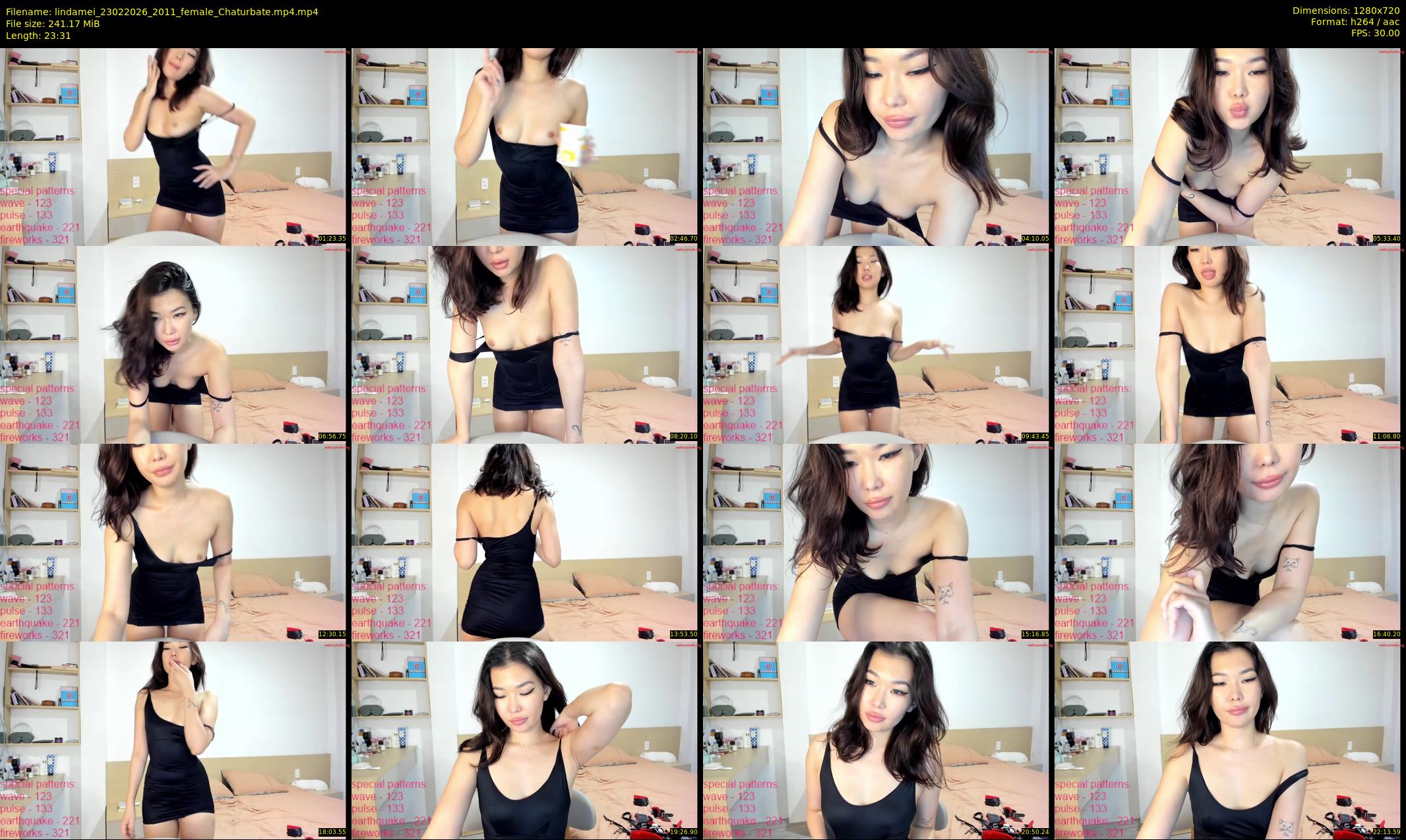 lindamei — 24 minute Chaturbate female cam show recording, 720p, Feb 23, 2026
