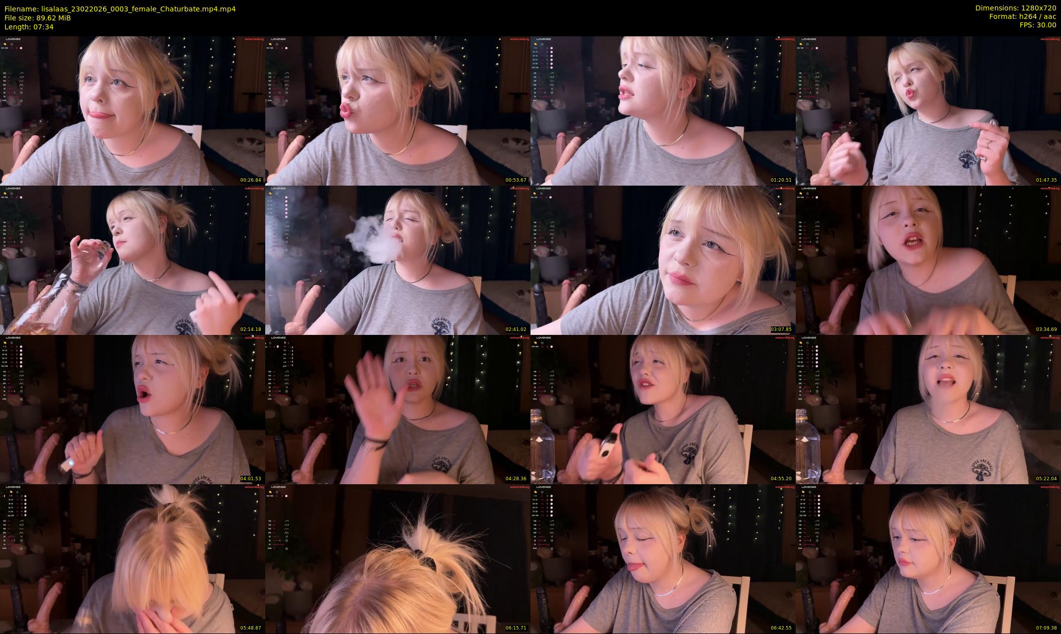 lisalaas — 8 minute Chaturbate female cam show recording, 720p, Feb 23, 2026