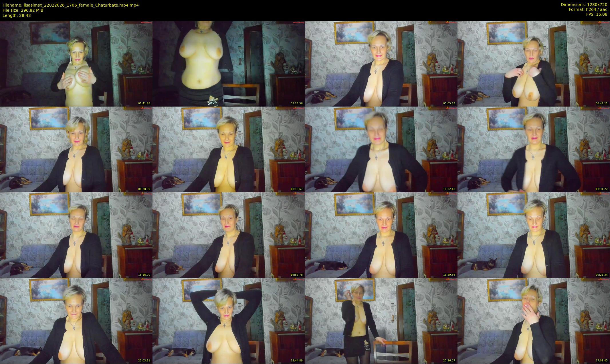 lisasimsx — 29 minute Chaturbate female cam show recording, 720p, Feb 22, 2026