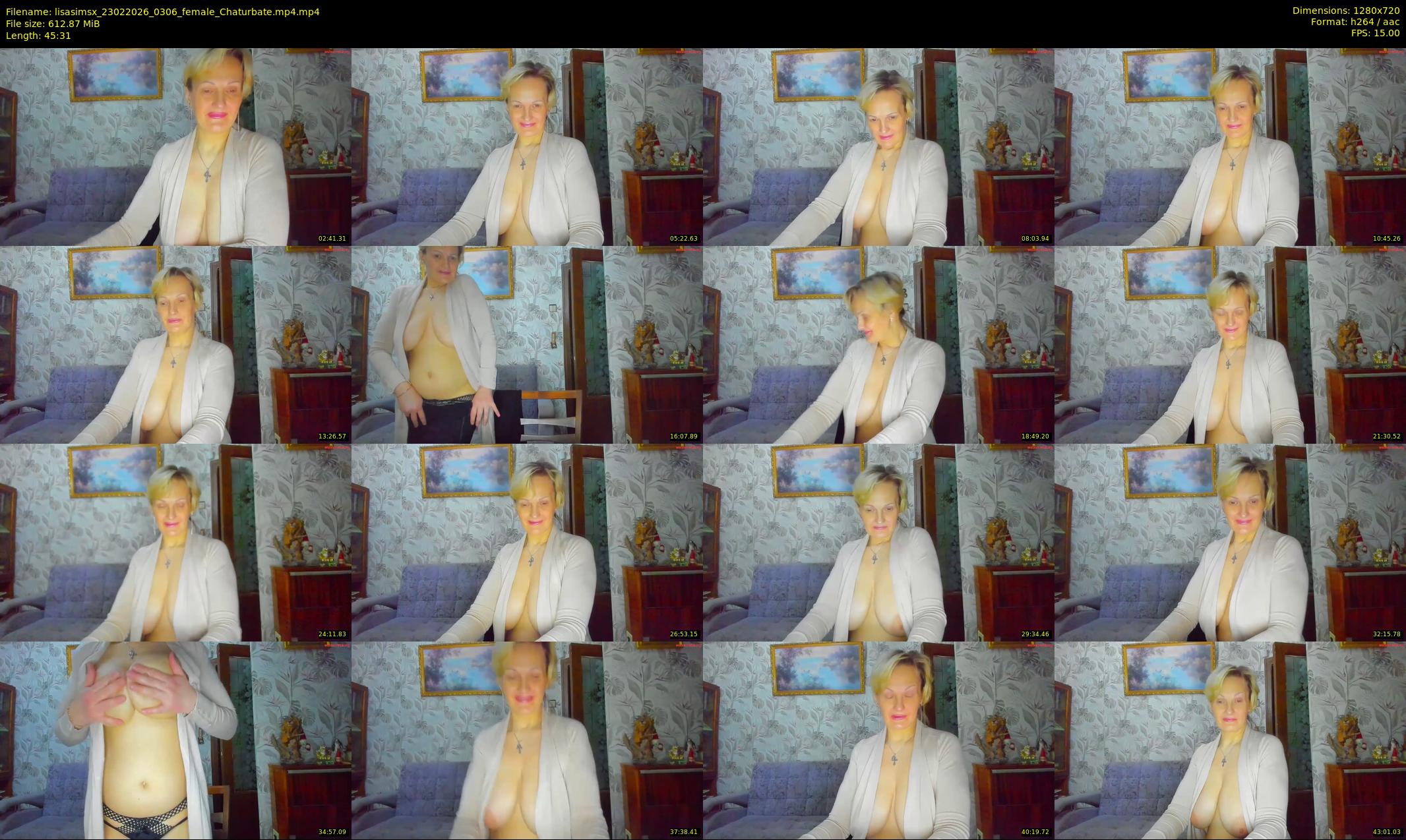 lisasimsx — 46 minute Chaturbate female cam show recording, 720p, Feb 23, 2026