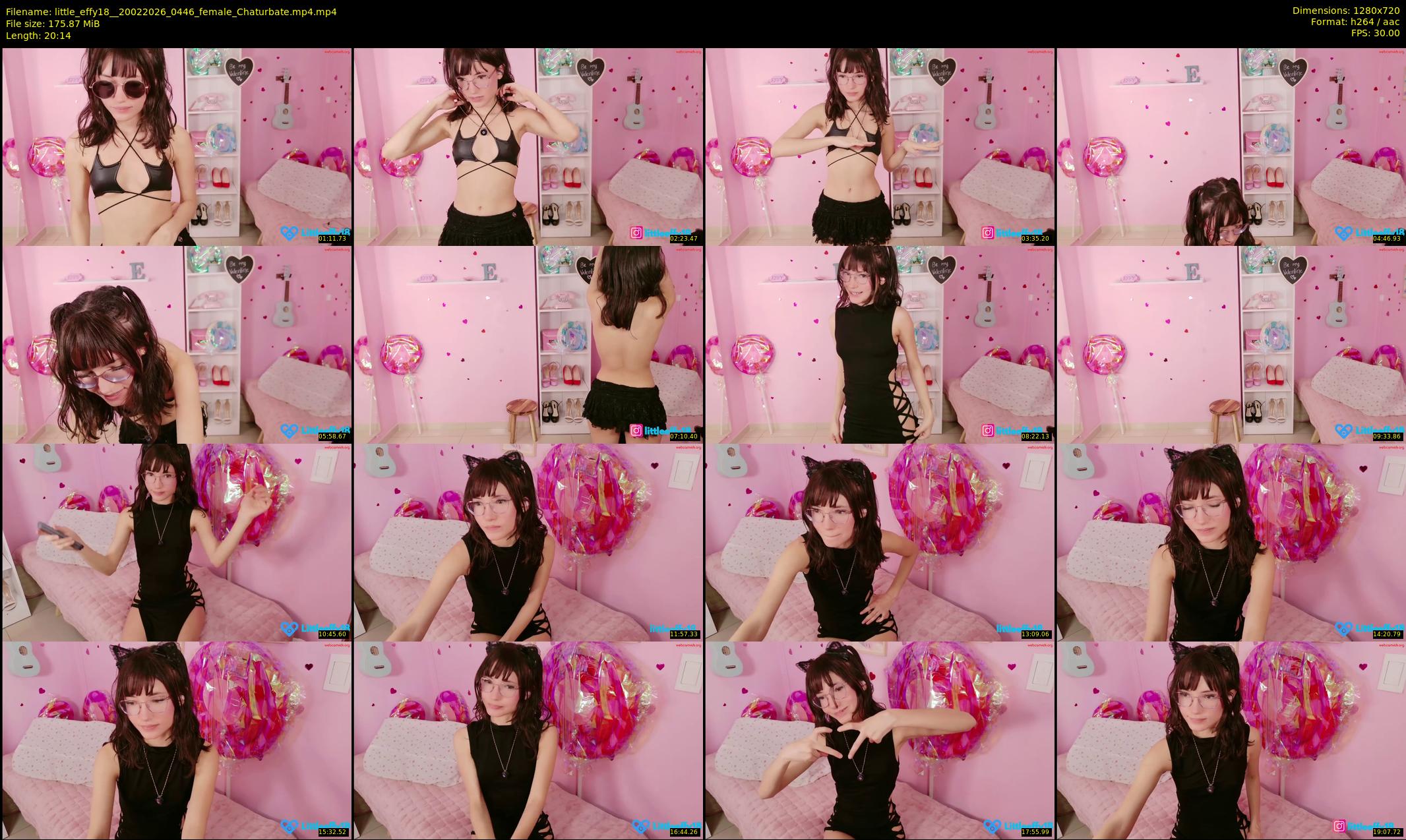 little_effy18_ — 21 minute Chaturbate female cam show recording, 720p, Feb 20, 2026