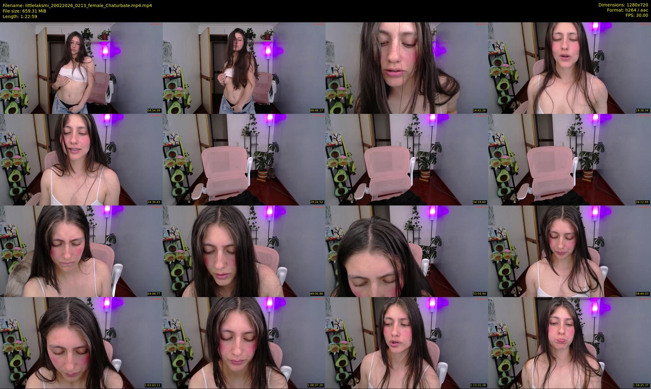 littlelaksmi — 83 minute Chaturbate female cam show recording, 720p, Feb 20, 2026