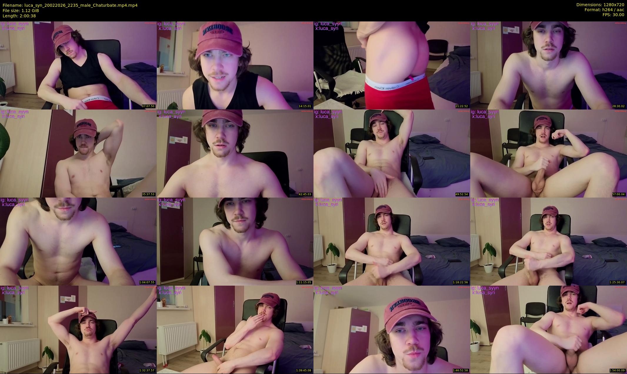 luca_syn — 121 minute Chaturbate male cam show recording, 720p, Feb 20, 2026