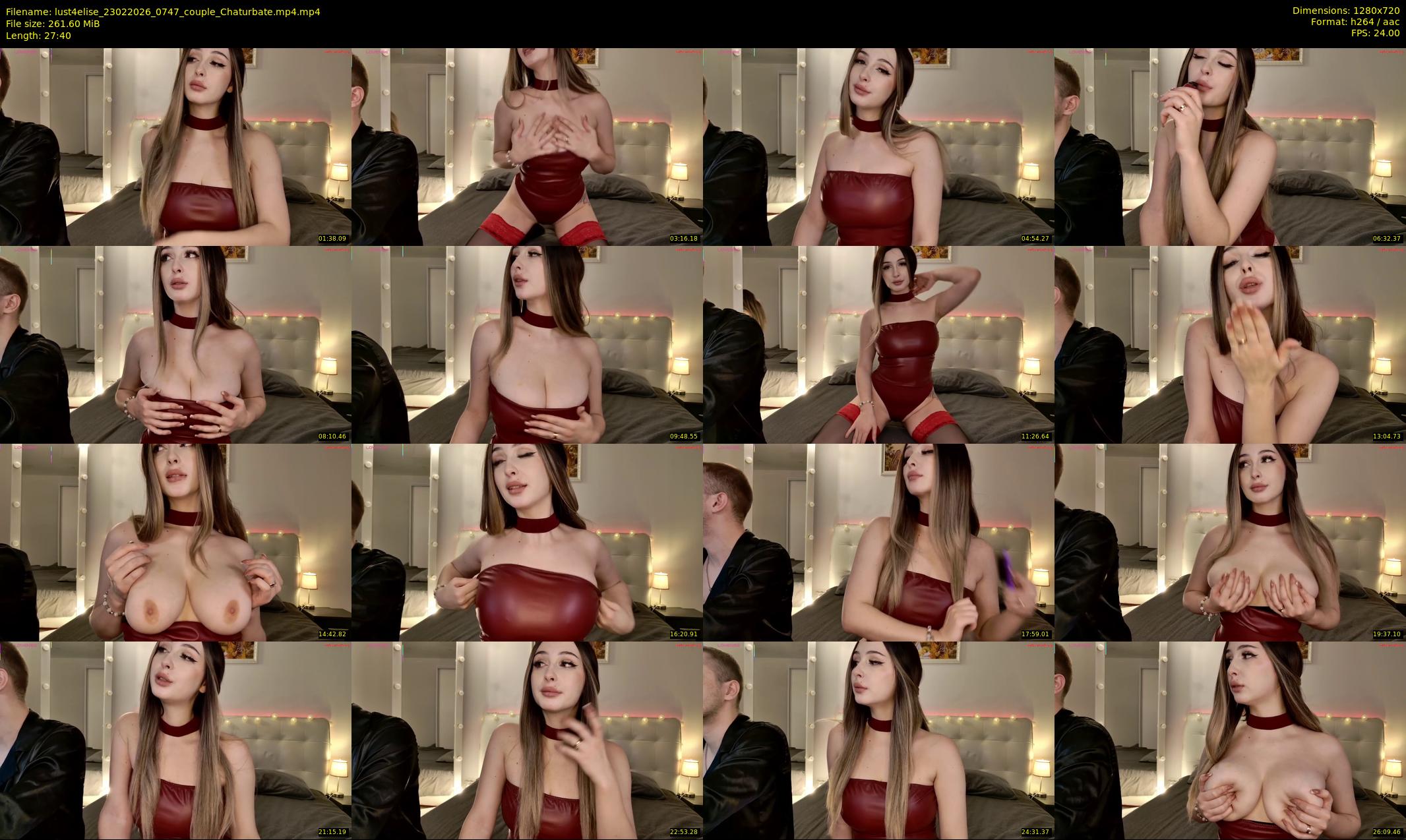 lust4elise — 28 minute Chaturbate couple cam show recording, 720p, Feb 23, 2026
