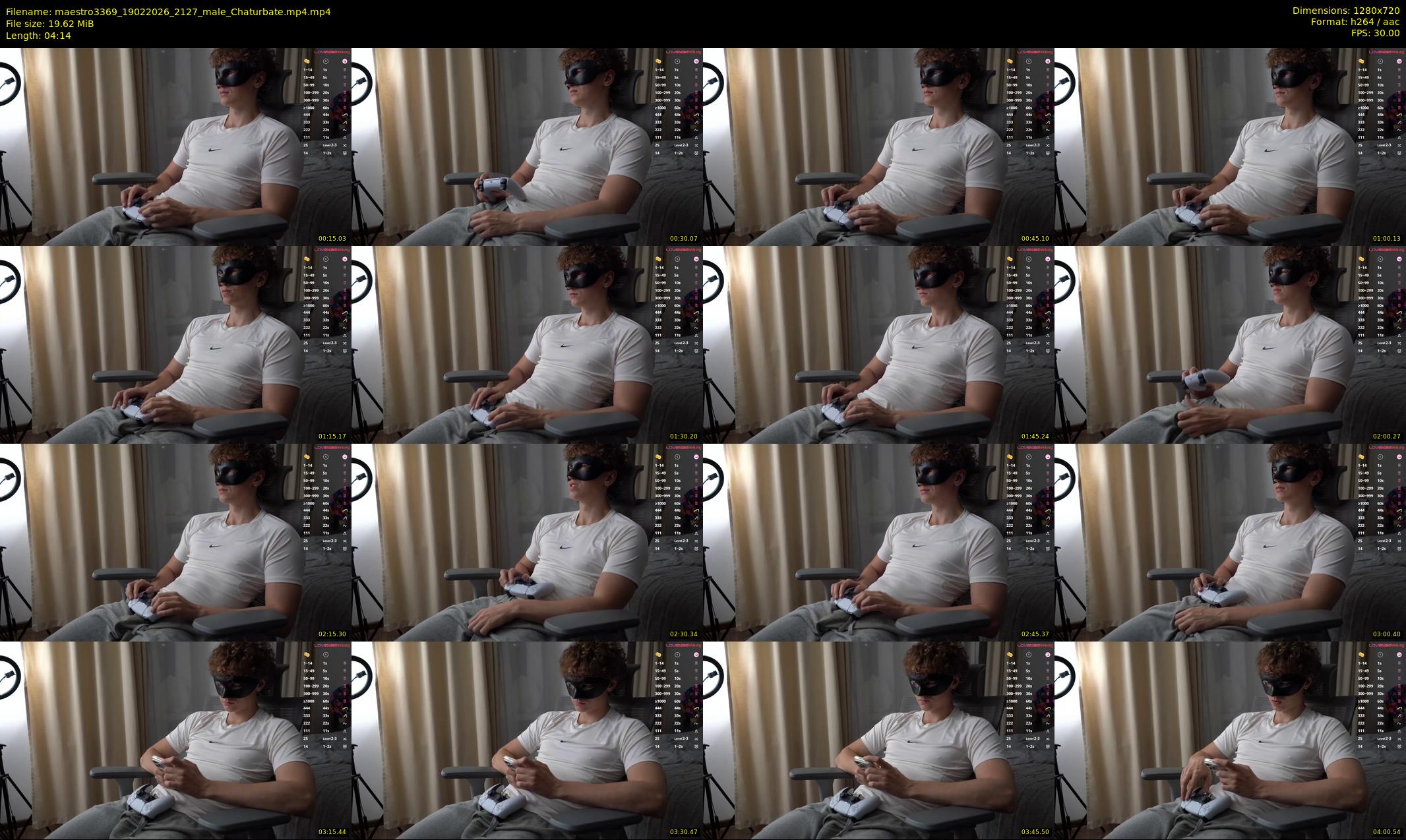 maestro3369 — 5 minute Chaturbate male cam show recording, 720p, Feb 19, 2026