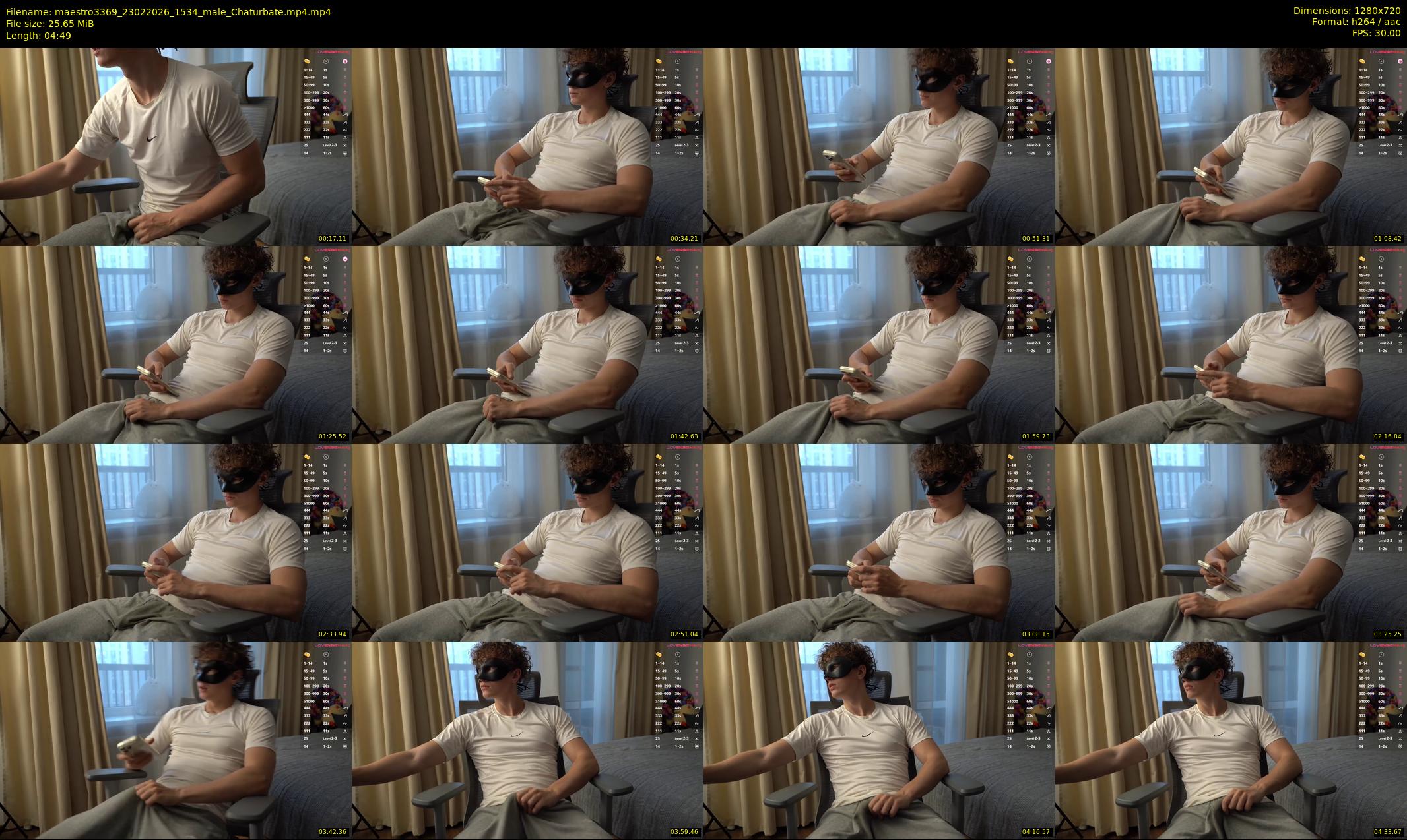 maestro3369 — 5 minute Chaturbate male cam show recording, 720p, Feb 23, 2026