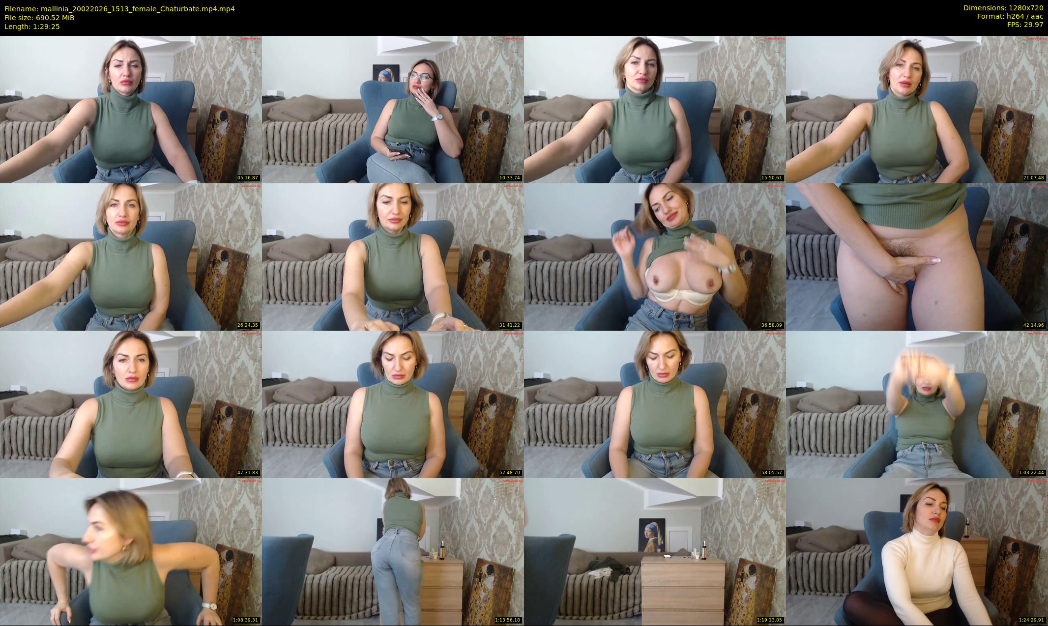 mallinia — 90 minute Chaturbate female cam show recording, 720p, Feb 20, 2026