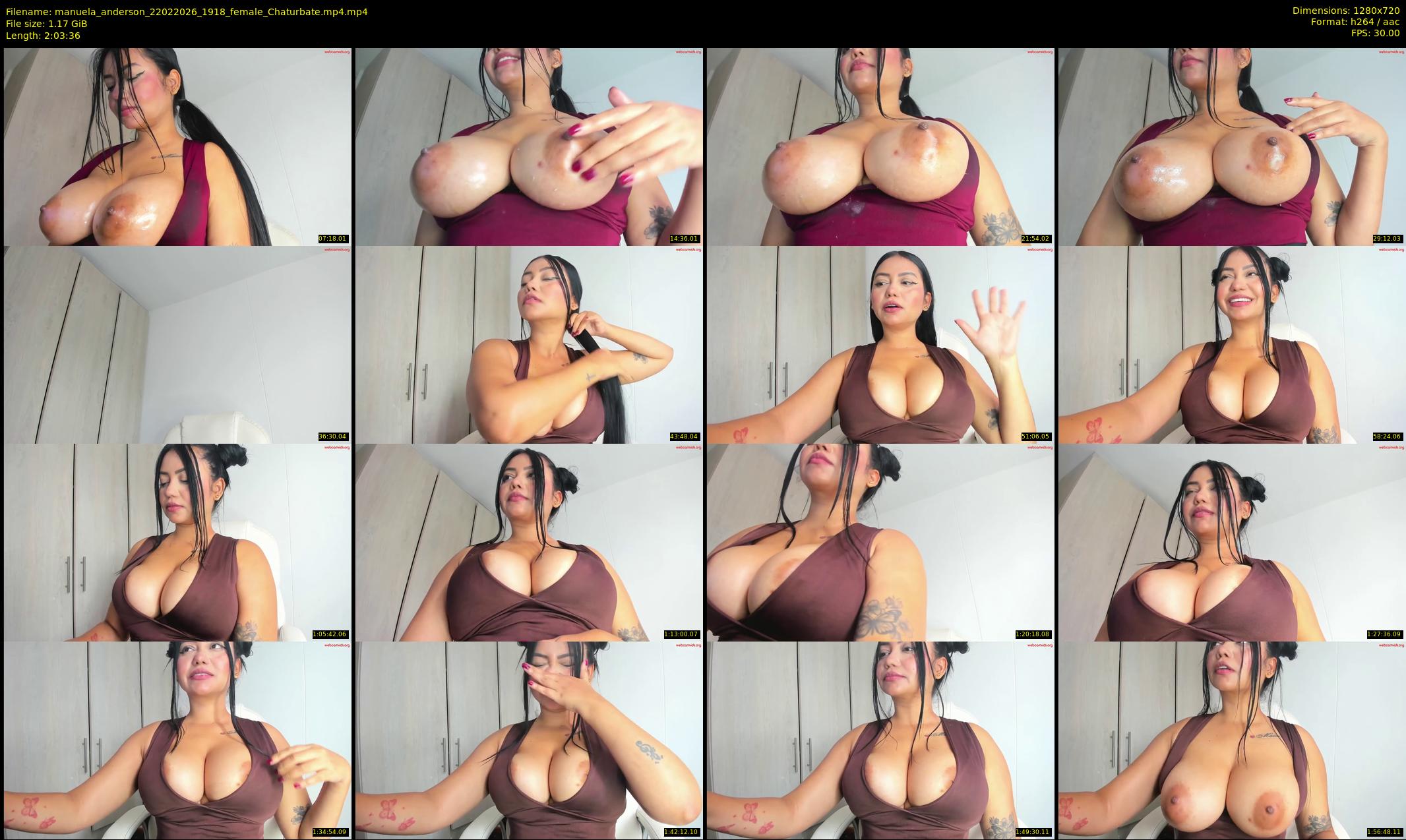 manuela_anderson — 124 minute Chaturbate female cam show recording, 720p, Feb 22, 2026