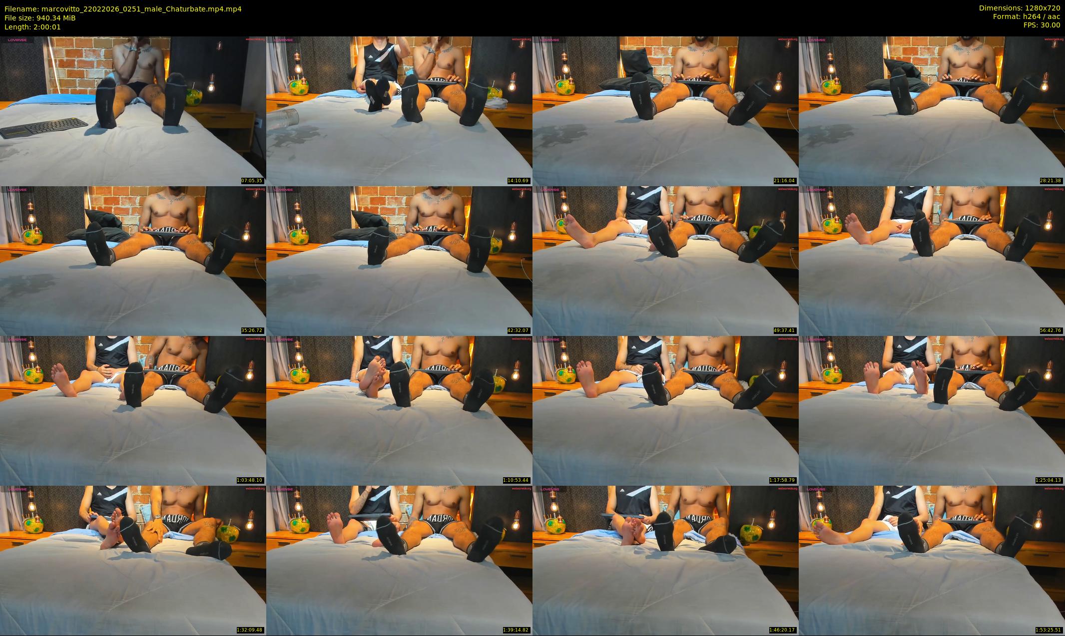 marcovitto — 121 minute Chaturbate couple cam show recording, 720p, Feb 22, 2026