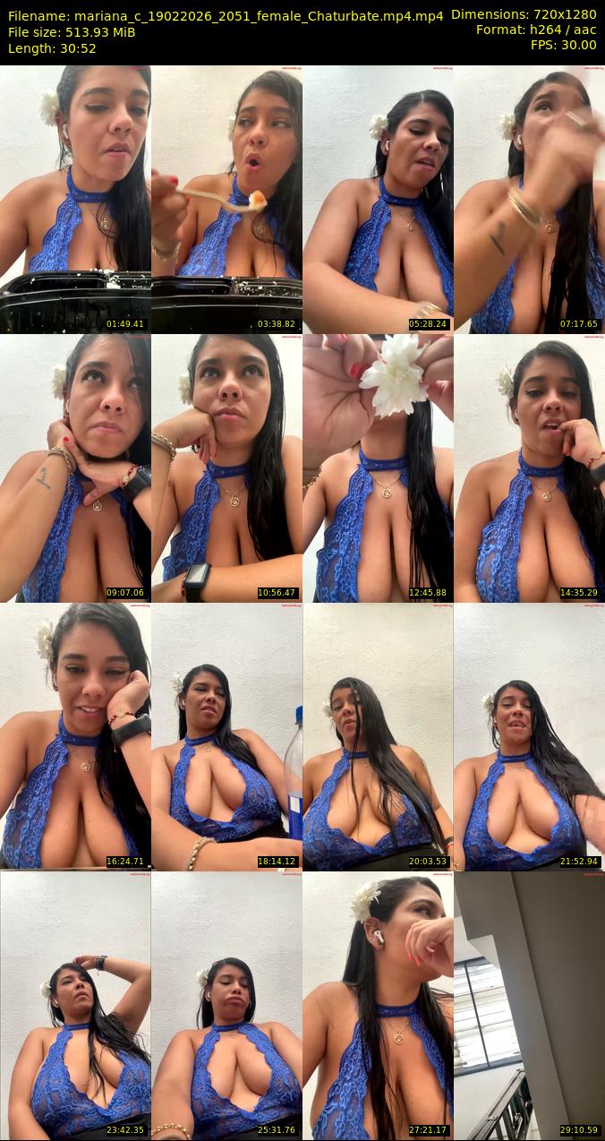 mariana_c — 31 minute Chaturbate female cam show recording, 1080p, Feb 19, 2026